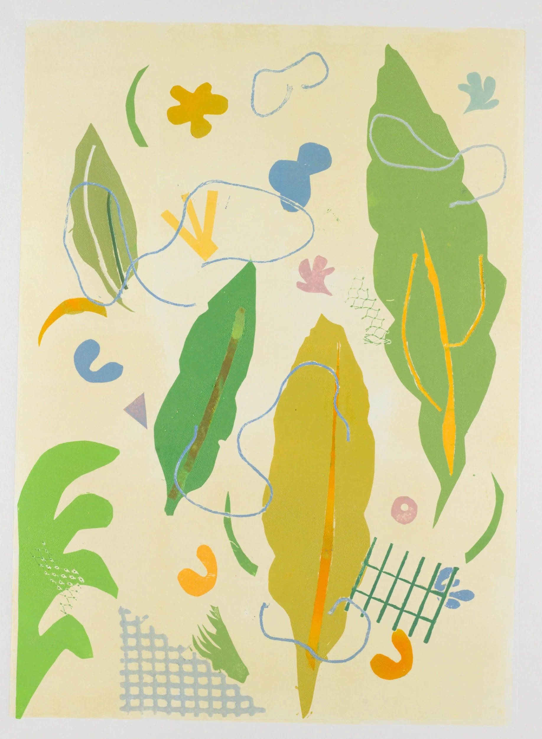 How About You Monoprint on BFK Paper Signed, titled and numbered “1/1” 21 x 15 in., image size; 30 x 22 in., paper Click to Inquire