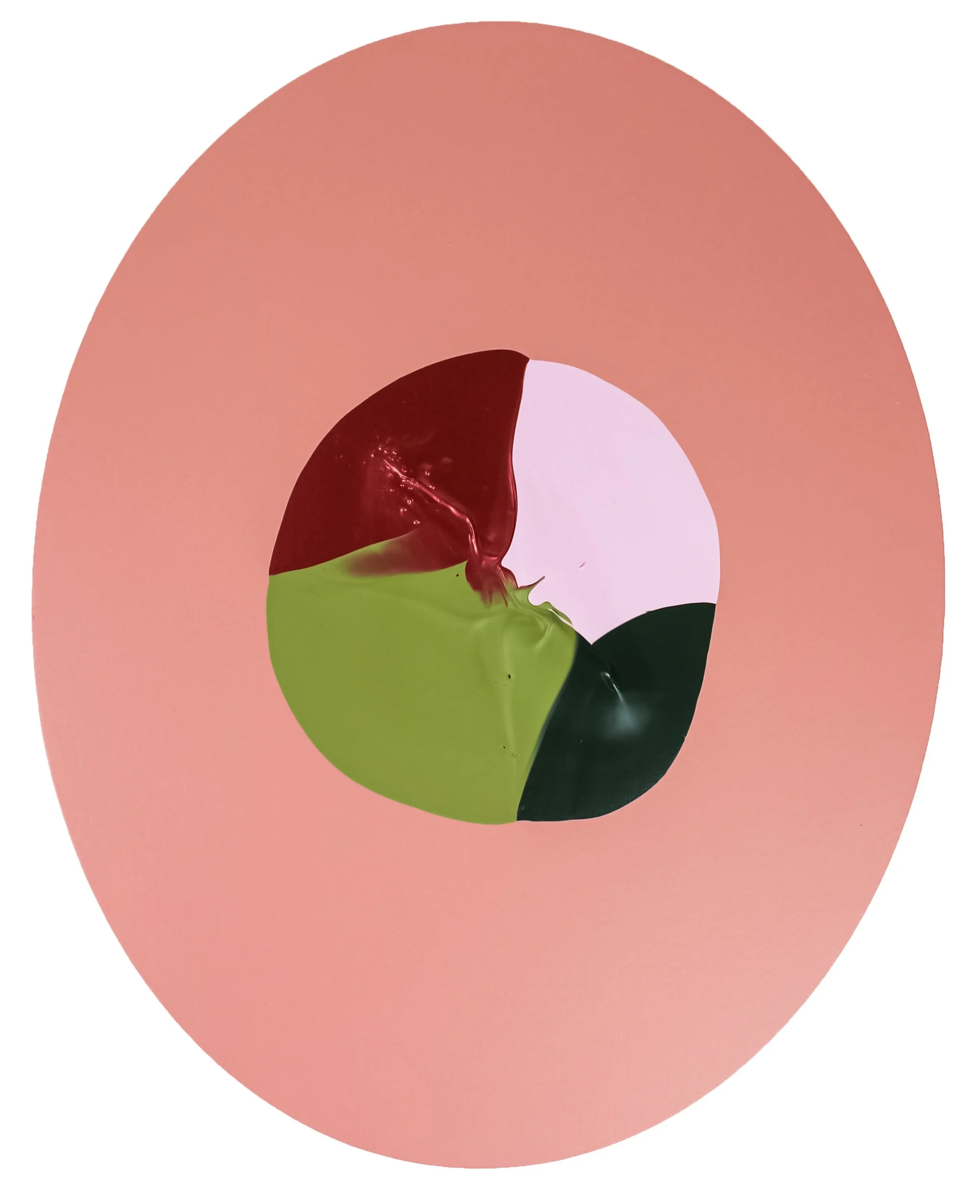 Pink Egg Acrylic on canvas 20 x 16 in., signed, titled, & dated on back Click to Inquire