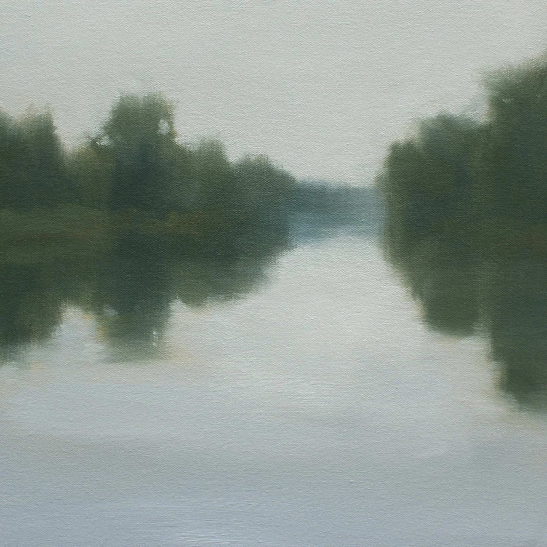   River Shadows Study   Oil on canvas over panel  12 x 12 in.     Click to Inquire    