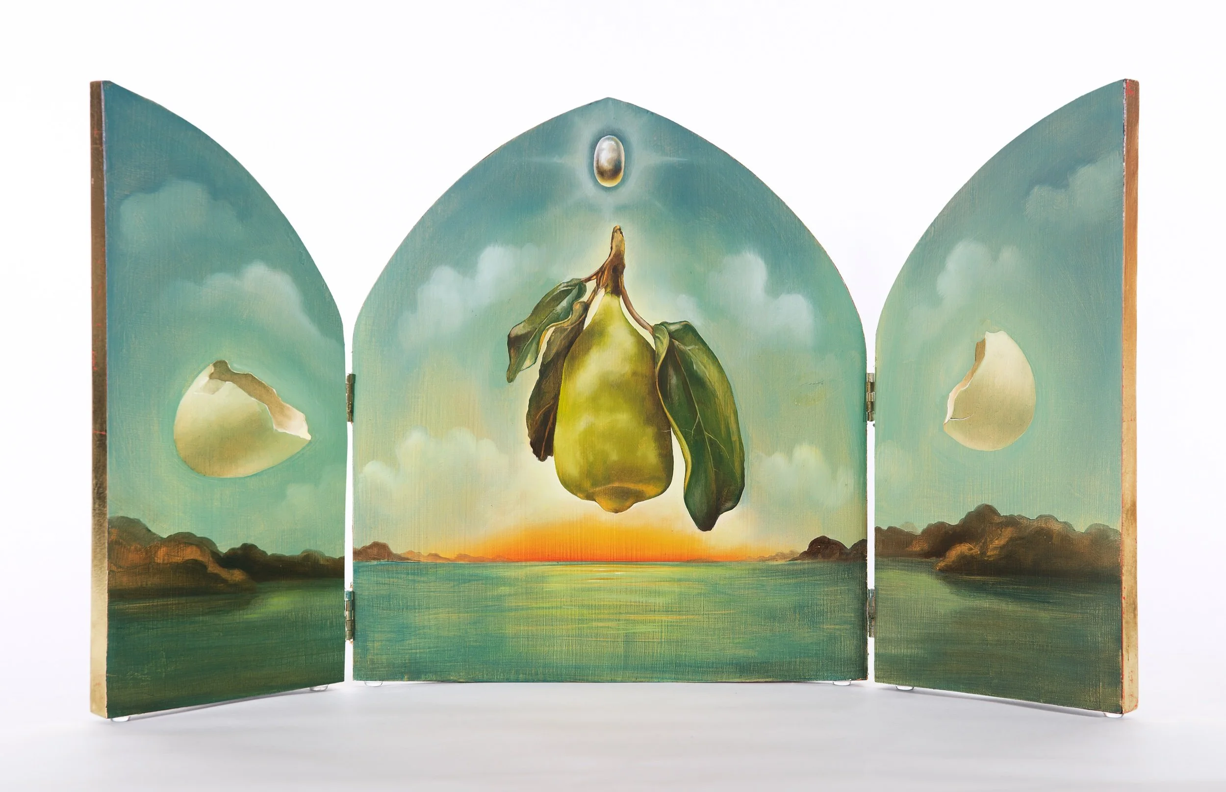   Triptych (open/inner side, #1)     Double sided, see next slide for outer side   