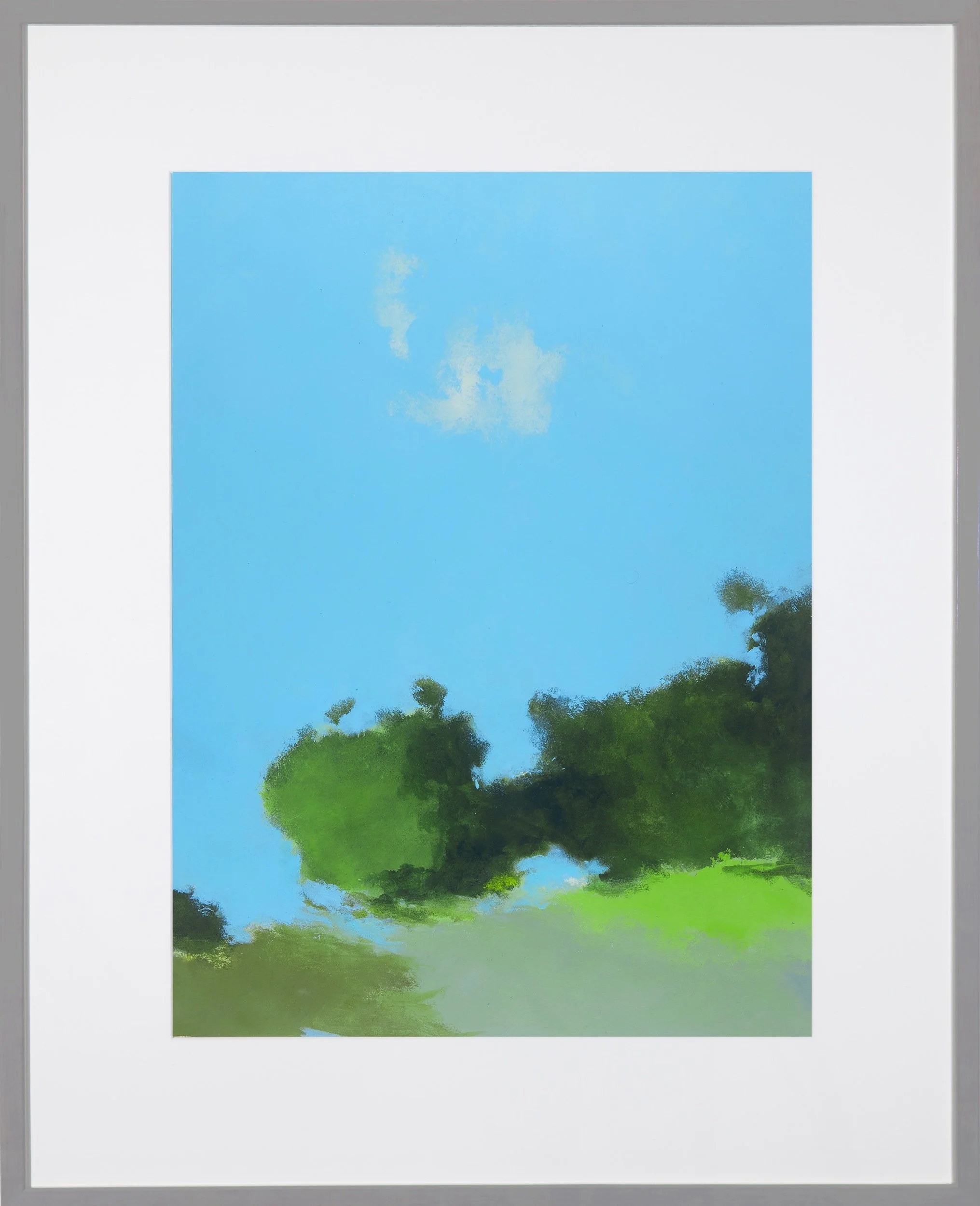   Louisiana Landscape, I   Acrylic on paper  28 x 20 in., image size ;&nbsp;37.5 x 30.5 in., framed    Click to Inquire   