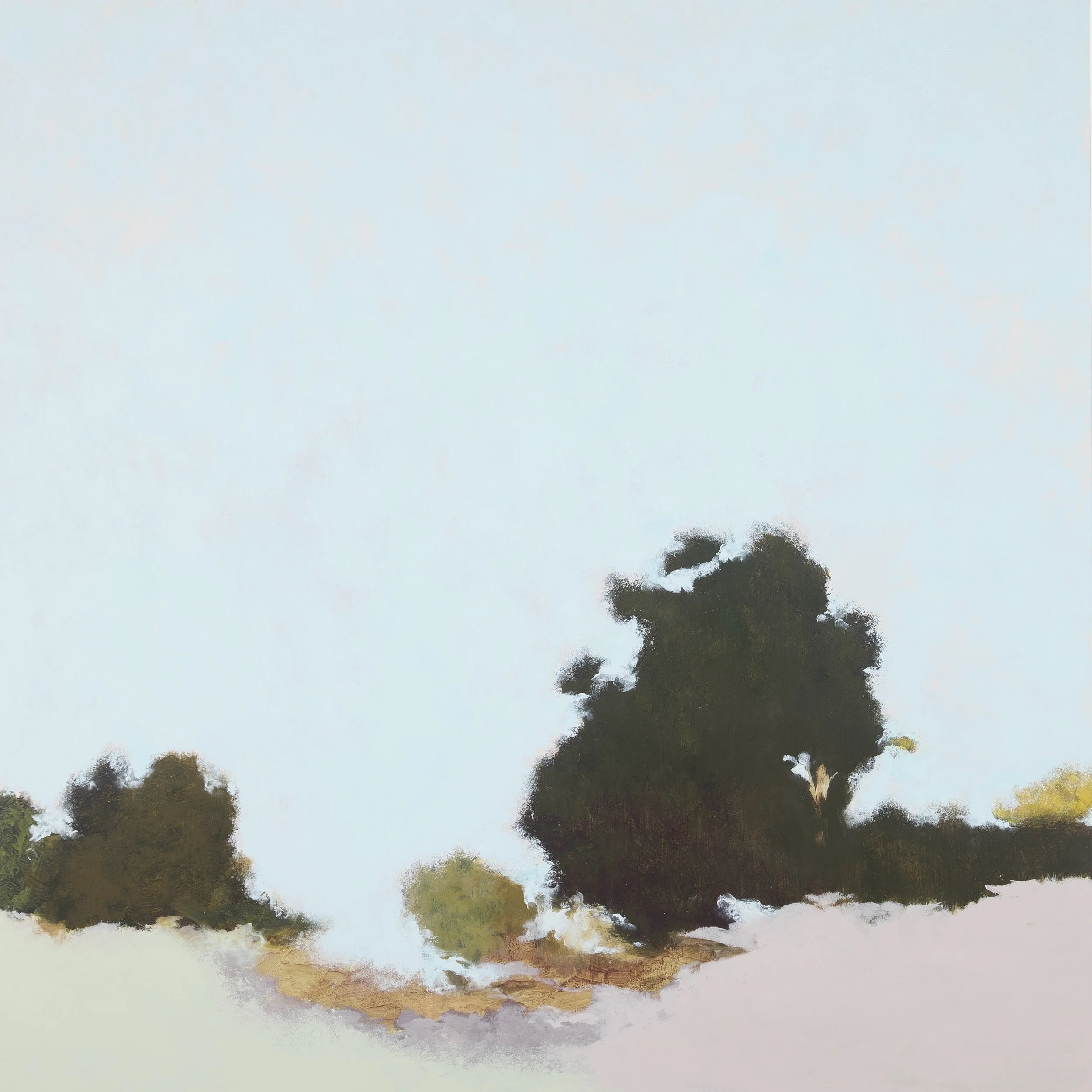   Louisiana Landscape, I   Acrylic on panel  40 x 40 in.    Click to Inquire   