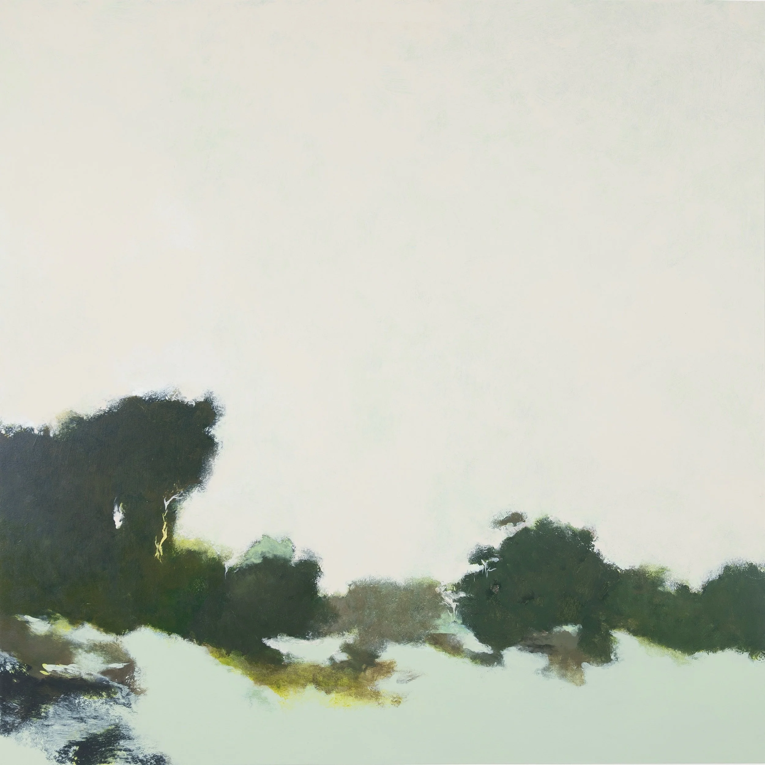   Louisiana Landscape, II   Acrylic on panel  40 x 40 in.    Click to Inquire   