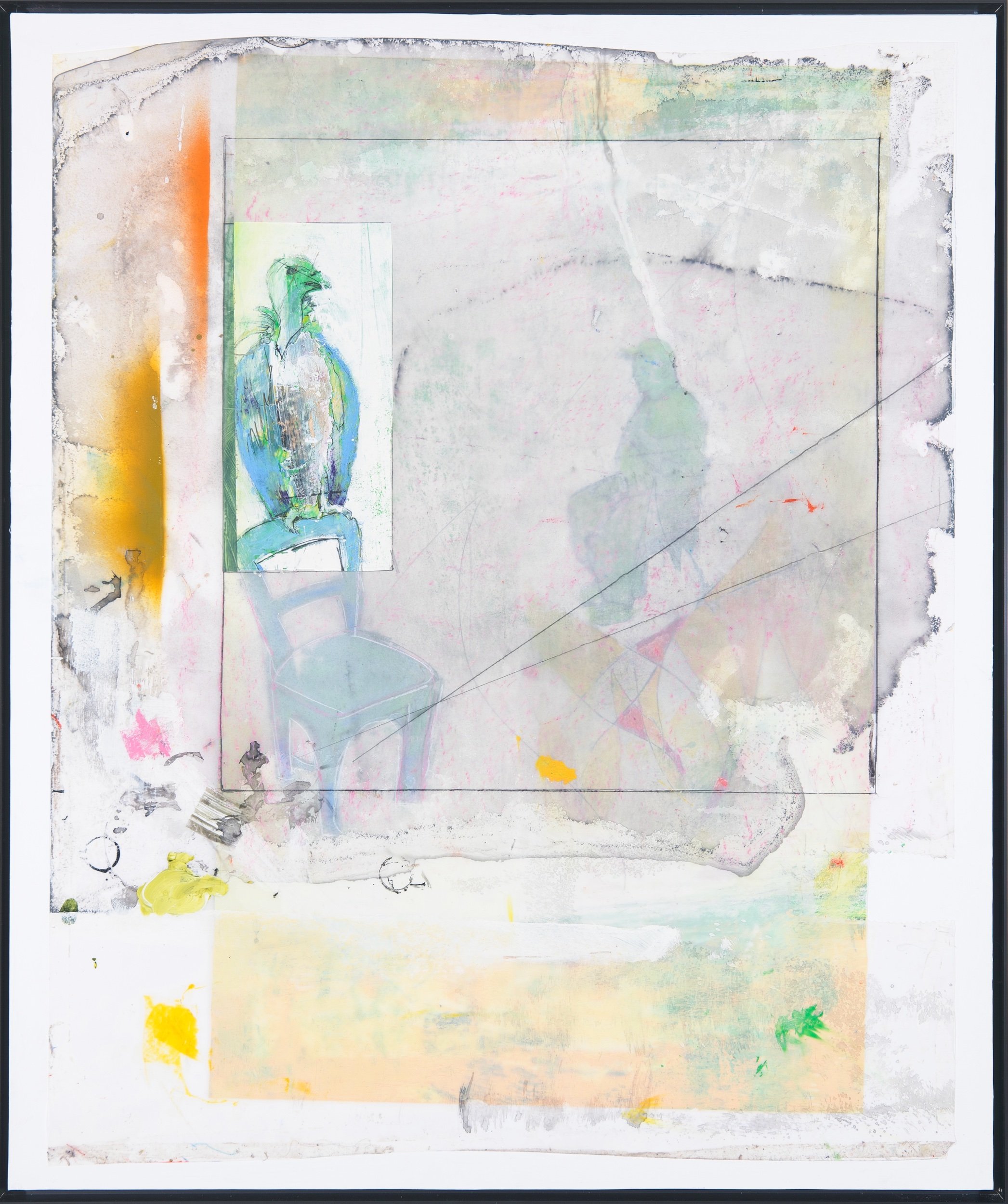   Karankro Dévine   Mixed media on panel  40 x 32 in., framed    Click to Inquire   