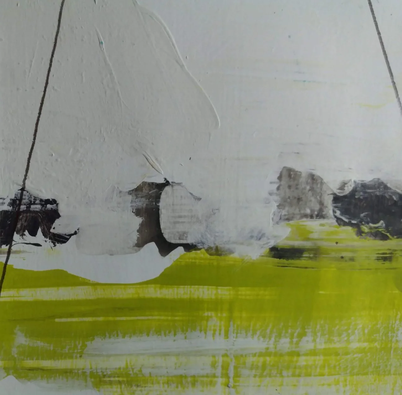   Empty Angle, #6   Mixed media on paper  5 x 5 in.    Click to Inquire   