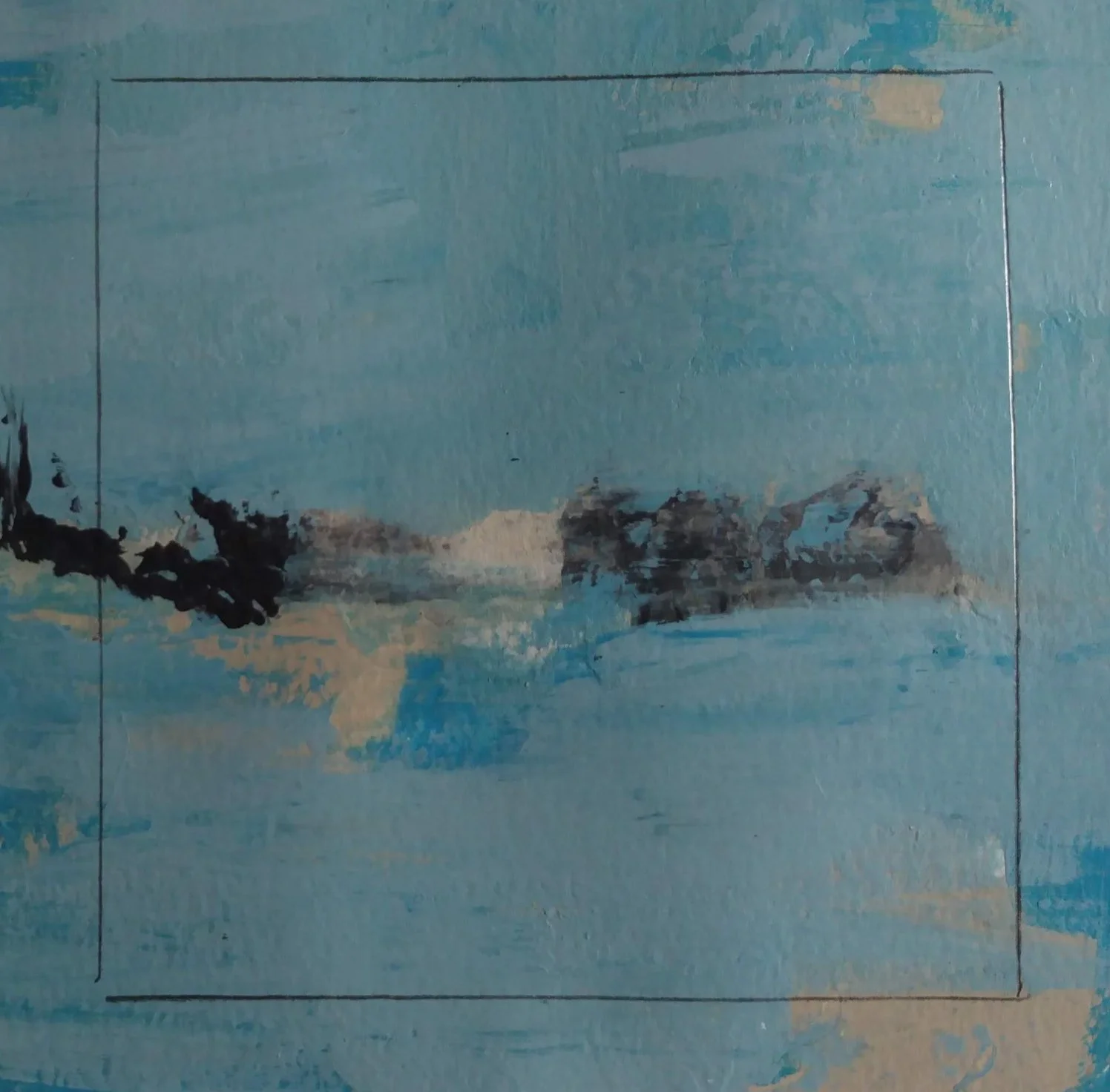   Square Tube, #4   Mixed media on paper  5 x 5 in.    Click to Inquire   