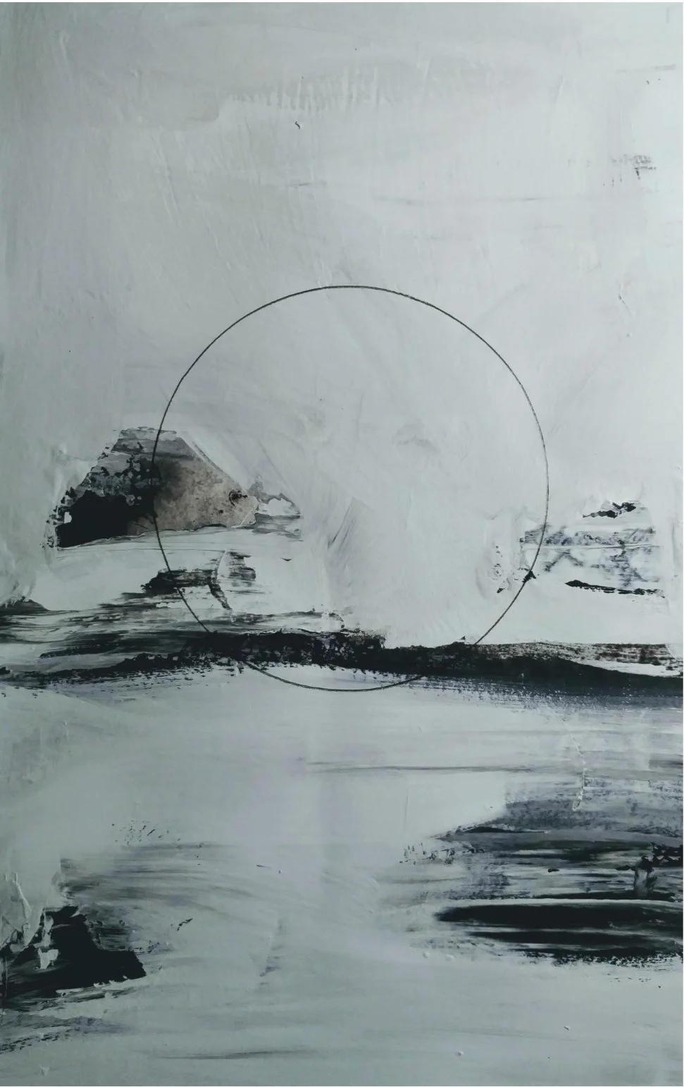   Making (W)hole, #24   Mixed media on paper  11 x 7 in.    Click to Inquire   