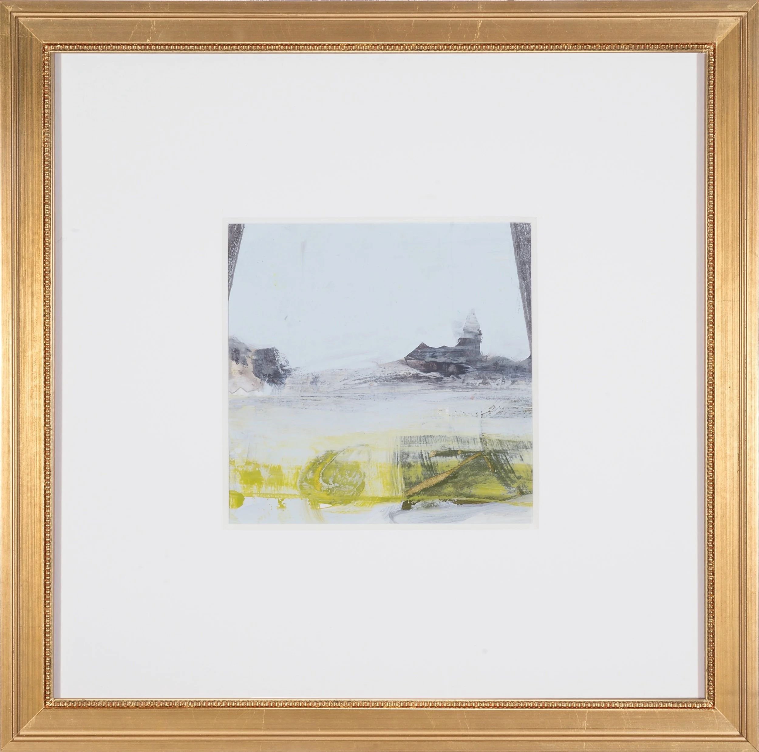   Filled Angle, #4   Mixed media on paper  5 x 5 in., sight ; 14 x 14 in., framed    Click to Inquire   