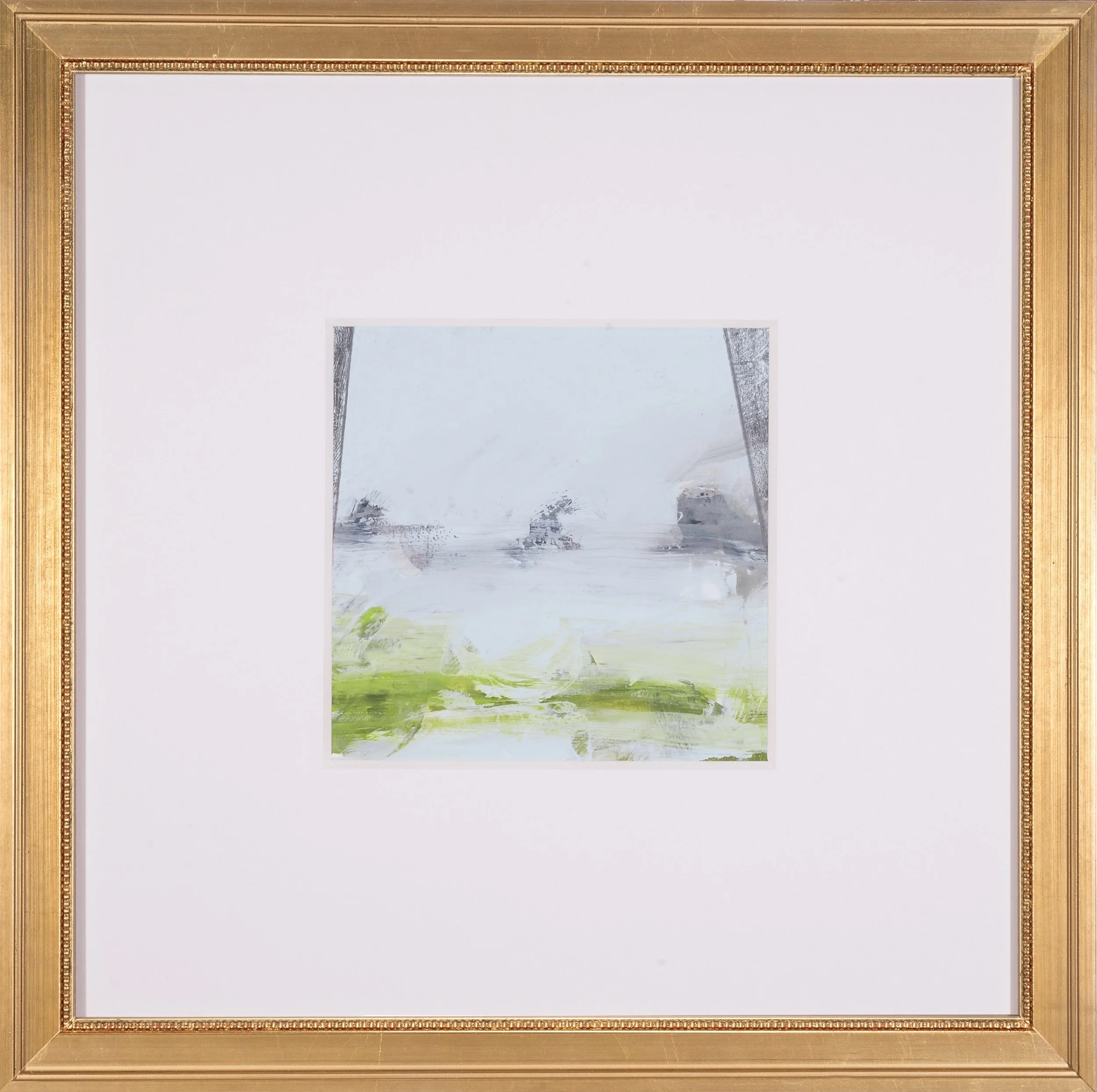   Filled Angle, #5   Mixed media on paper  5 x 5 in., sight ; 14 x 14 in., framed    Click to Inquire   