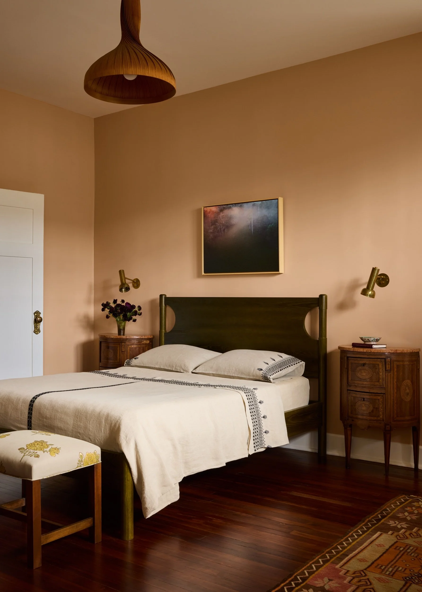  “Atchafalaya Basin”, archival pigment print mounted on dibond, by Ben Depp. Interior Design by Jesse Parris-Lamb. Photography by Nicole Franzen. Featured on Architectural Digest online. 