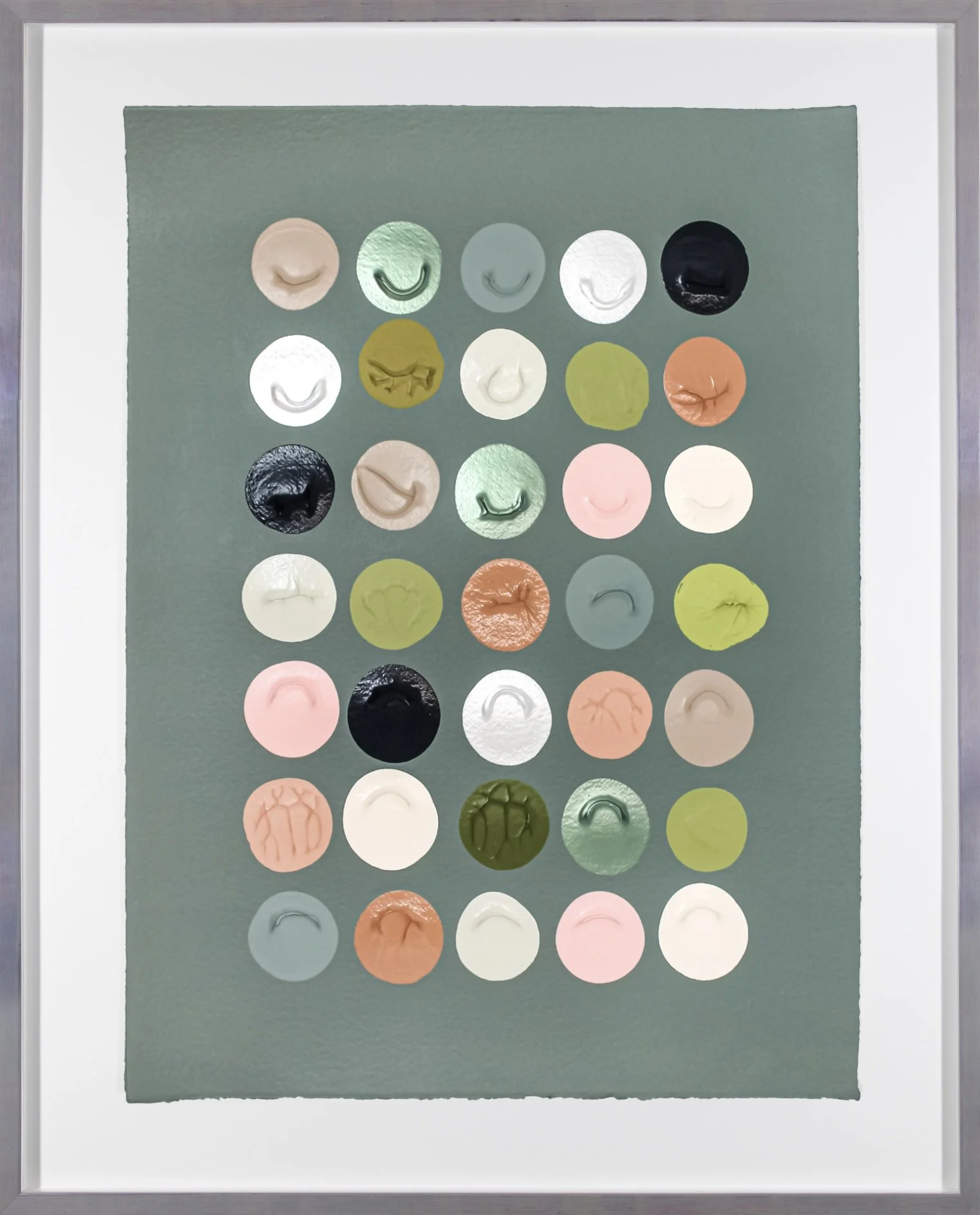   Losing My Mind One Scroll At A Time   Acrylic on paper  37.5 x 30.5 in., framed, signed, titled, &amp; dated on back of paper    Click to Inquire   