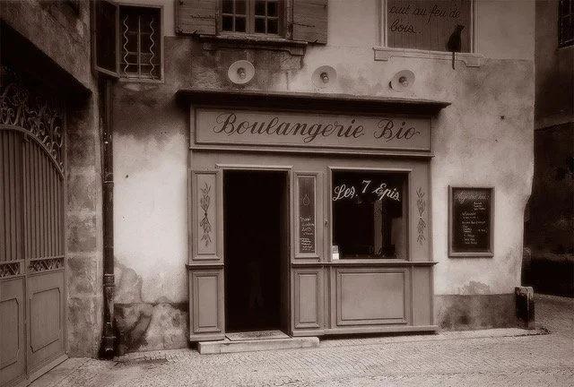   Saint Rémy de Provence (Boulangerie)   Ink on Hahnemühle Copperplate paper  12 × 17.5 in., image size; 17 × 26 in., paper size  Ed. of 10, signed, titled, &amp; numbered au recto/on front    Click to Inquire   