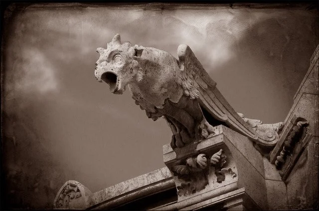   Gargoyle, Notre Dame, Paris   Ink on Hahnemühle Copperplate paper  12 × 18 in., image size; 17 × 26 in., paper size  Ed. of 10, signed, titled, &amp; numbered au recto/on front    Click to Inquire   