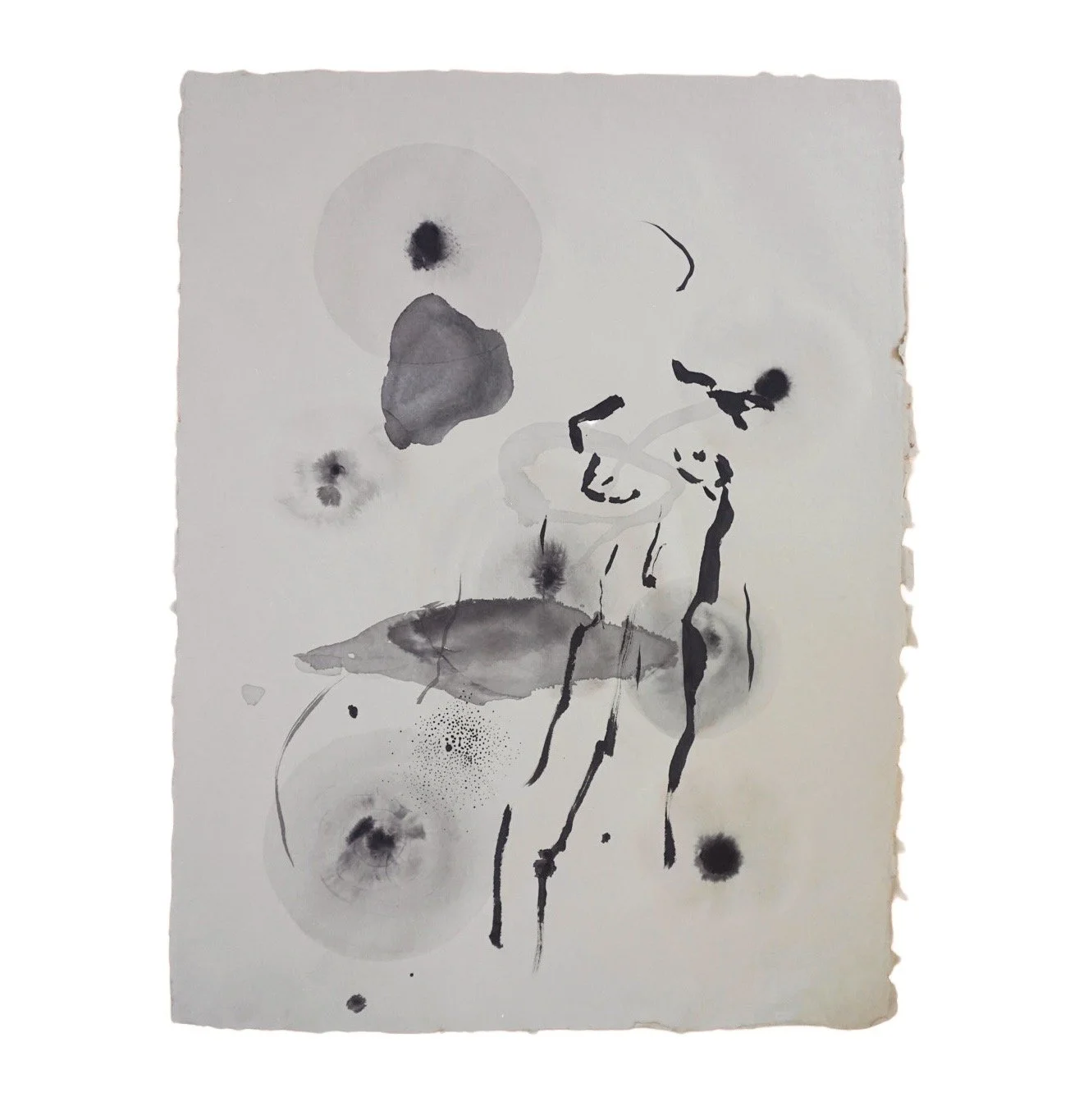   Ink Spiral No. 3   Ink on paper  24 × 18 in., signed on back  $500    Click to Inquire   
