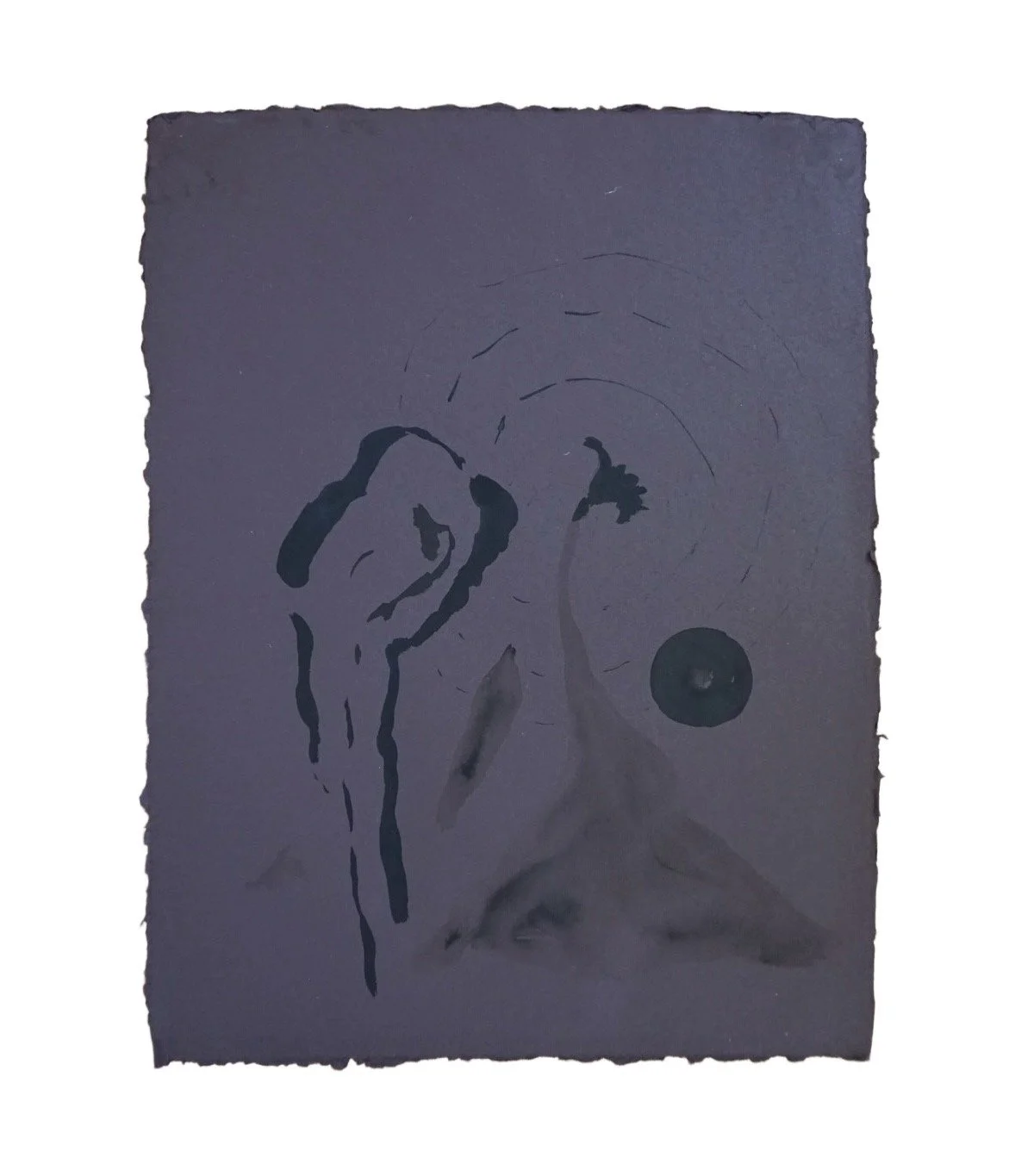   Ink Spiral No. 1   Ink on paper  24 × 18 in., signed on back  $500    Click to Inquire   