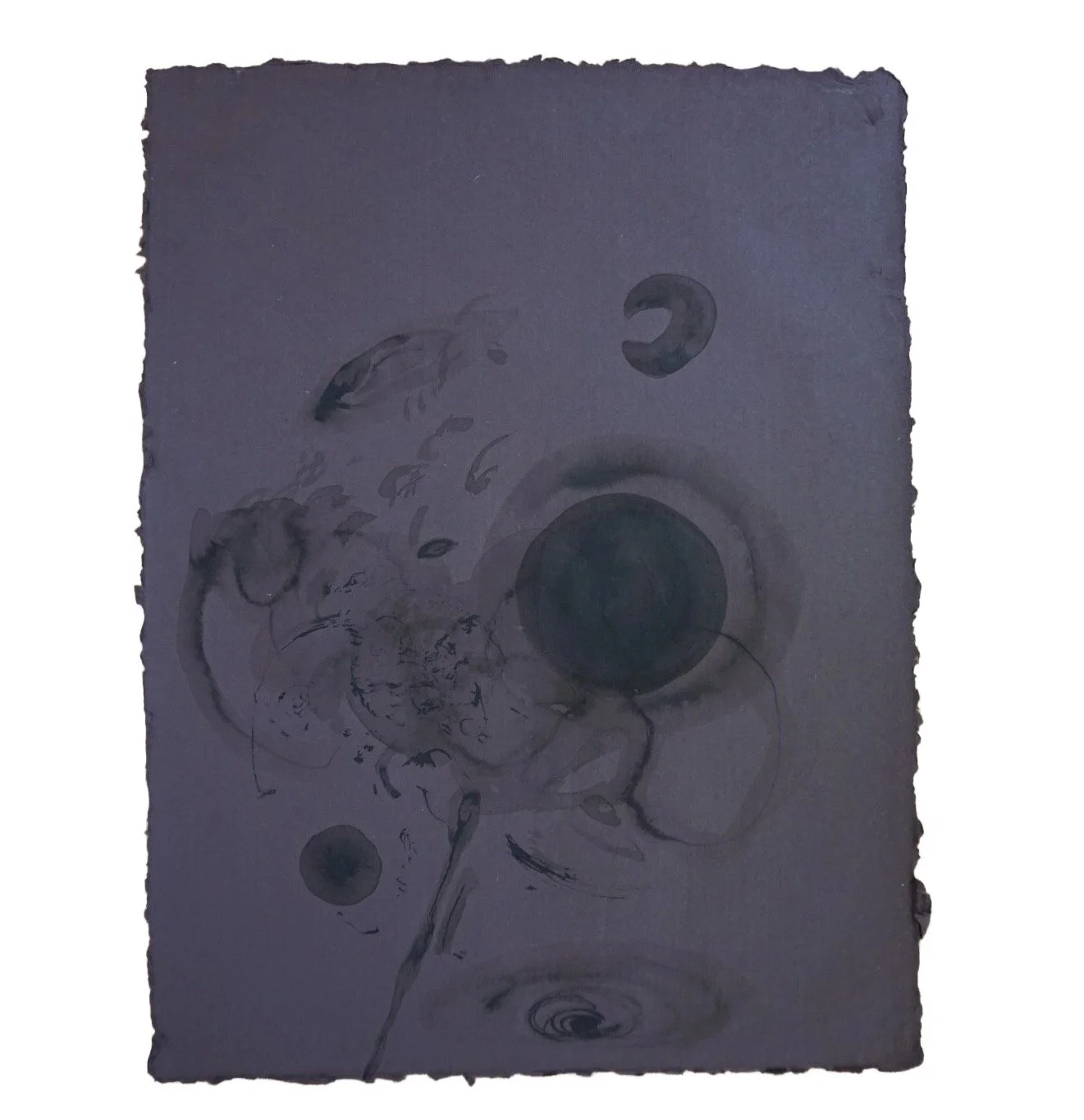   Ink Spiral No. 2   Ink on paper  24 × 18 in., signed on back  $500    Click to Inquire   