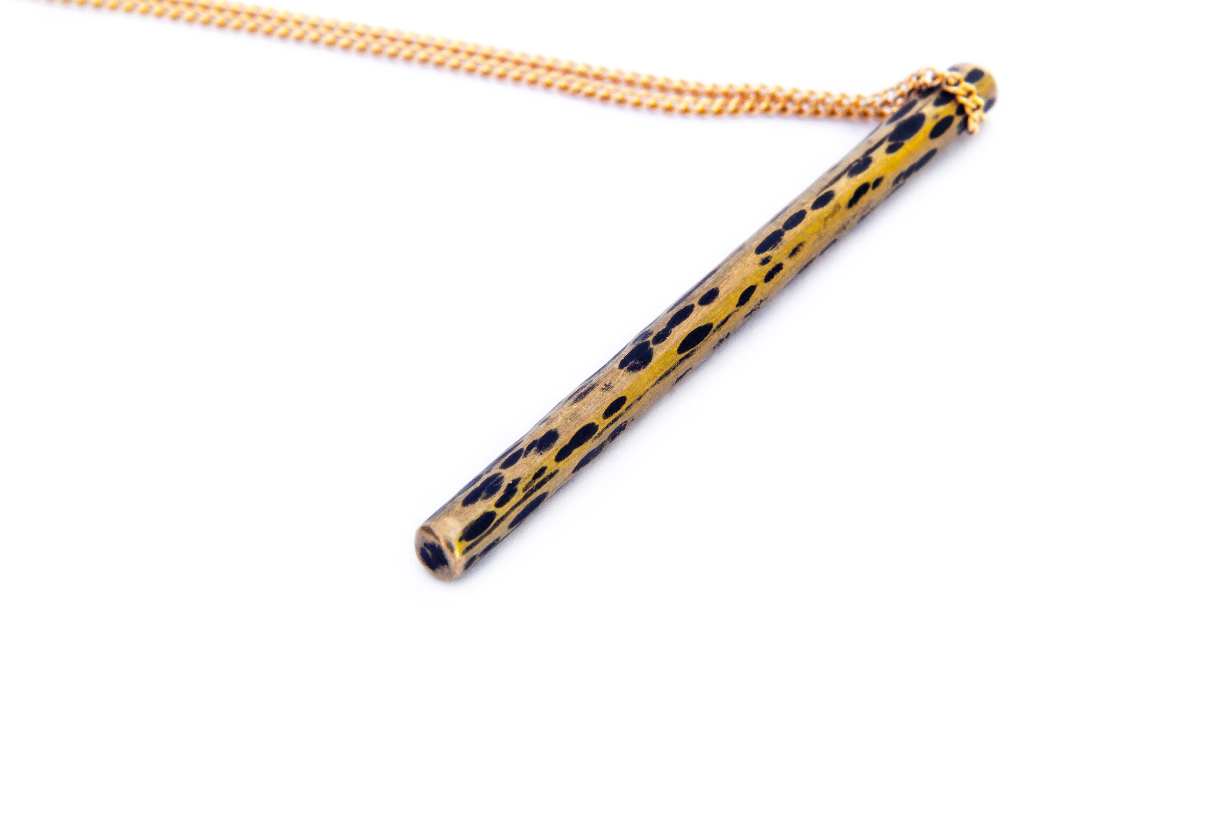Hammered Bar Necklace