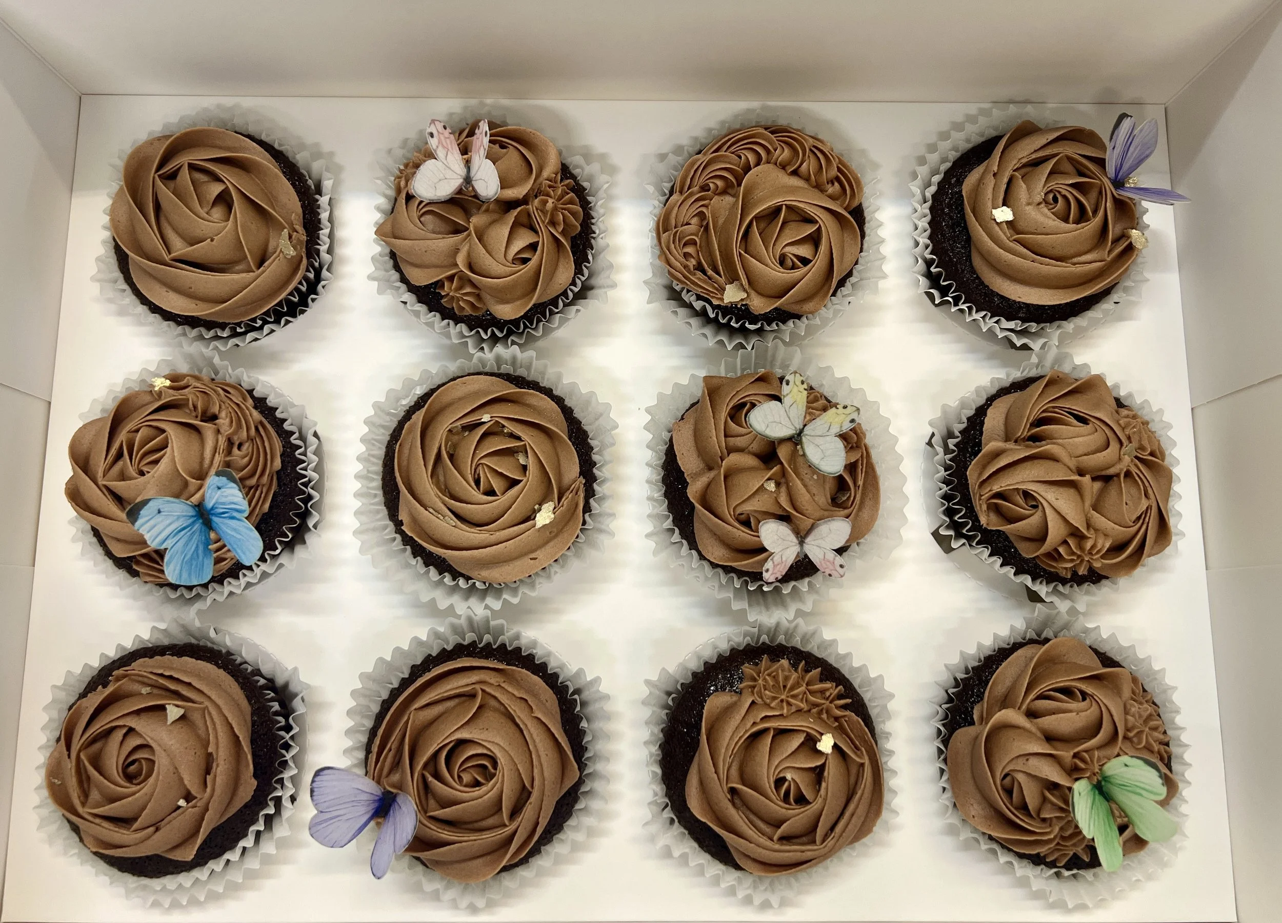 Chocolate Butterfly Cupcakes