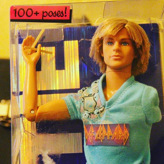I found a drummer from Def Leppard barbie! Come win it tonight at Uncalled Four. Tonight at Comedy Works 7pm. With contestants @negativenegro @nathanlundcomedy @drodsgotjokes and @mbhammock