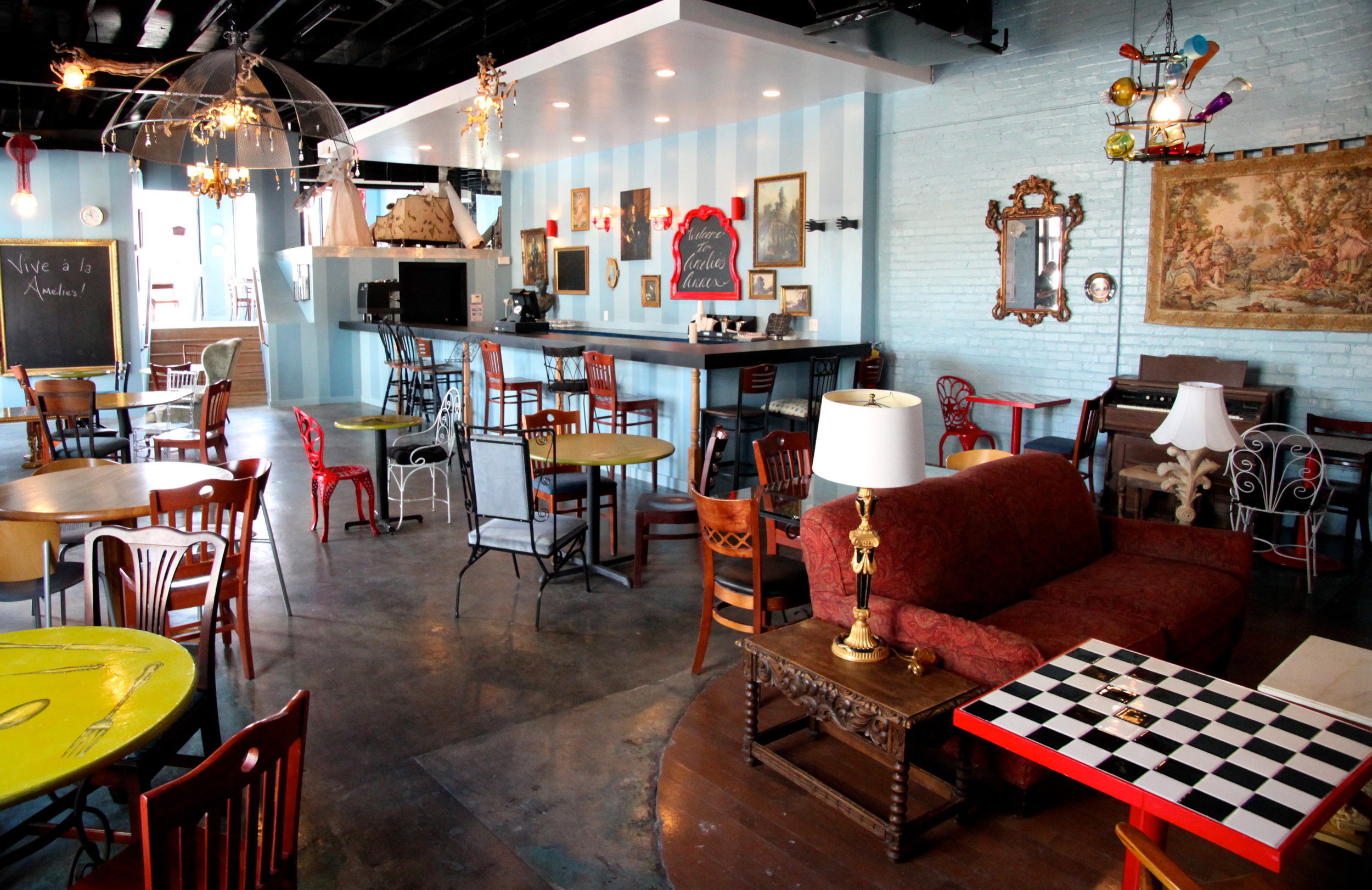 Interior of Amelie's French Bakery. Photo courtesy of Amelie's French Bakery
