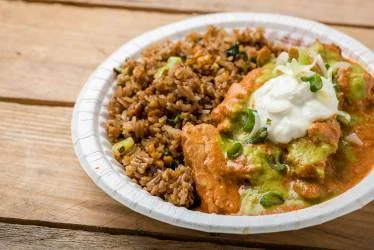 Chicken tikka masala, photo courtesy of Tomorrowland