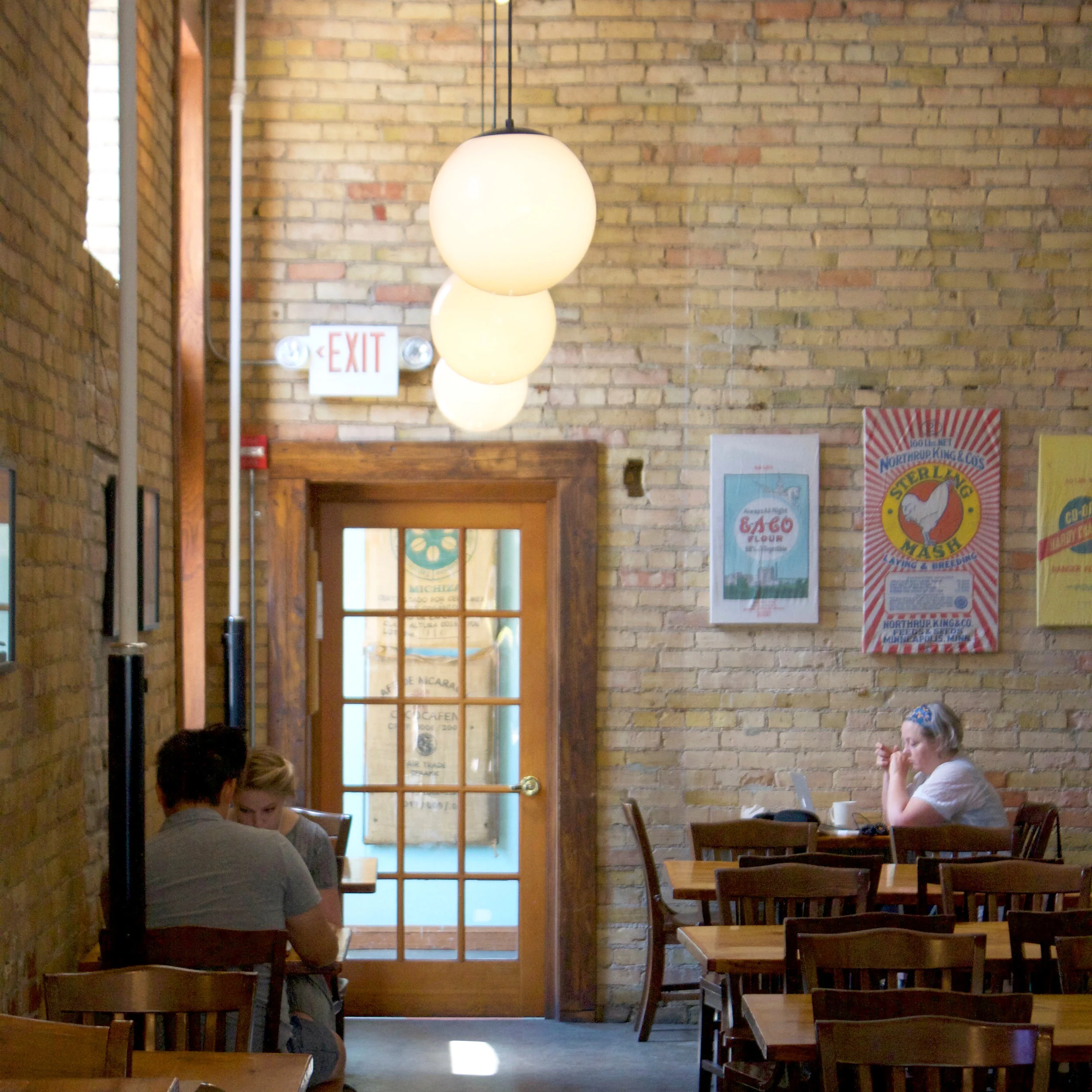Inside Common Roots Café. Photo by Anne Lies