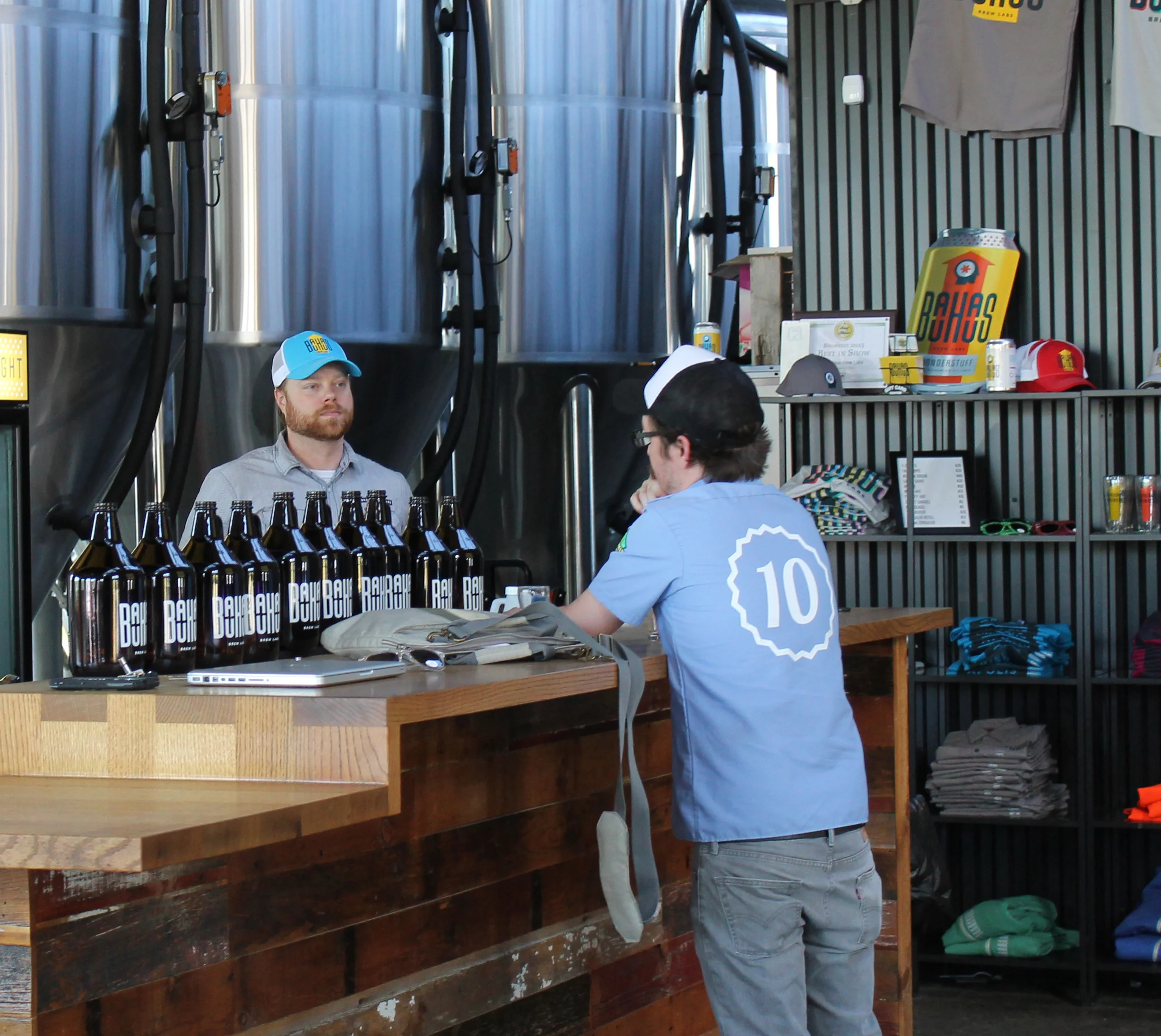Matt Schwandt from Bauhaus Brewlabs. Photo by Kevin Miller