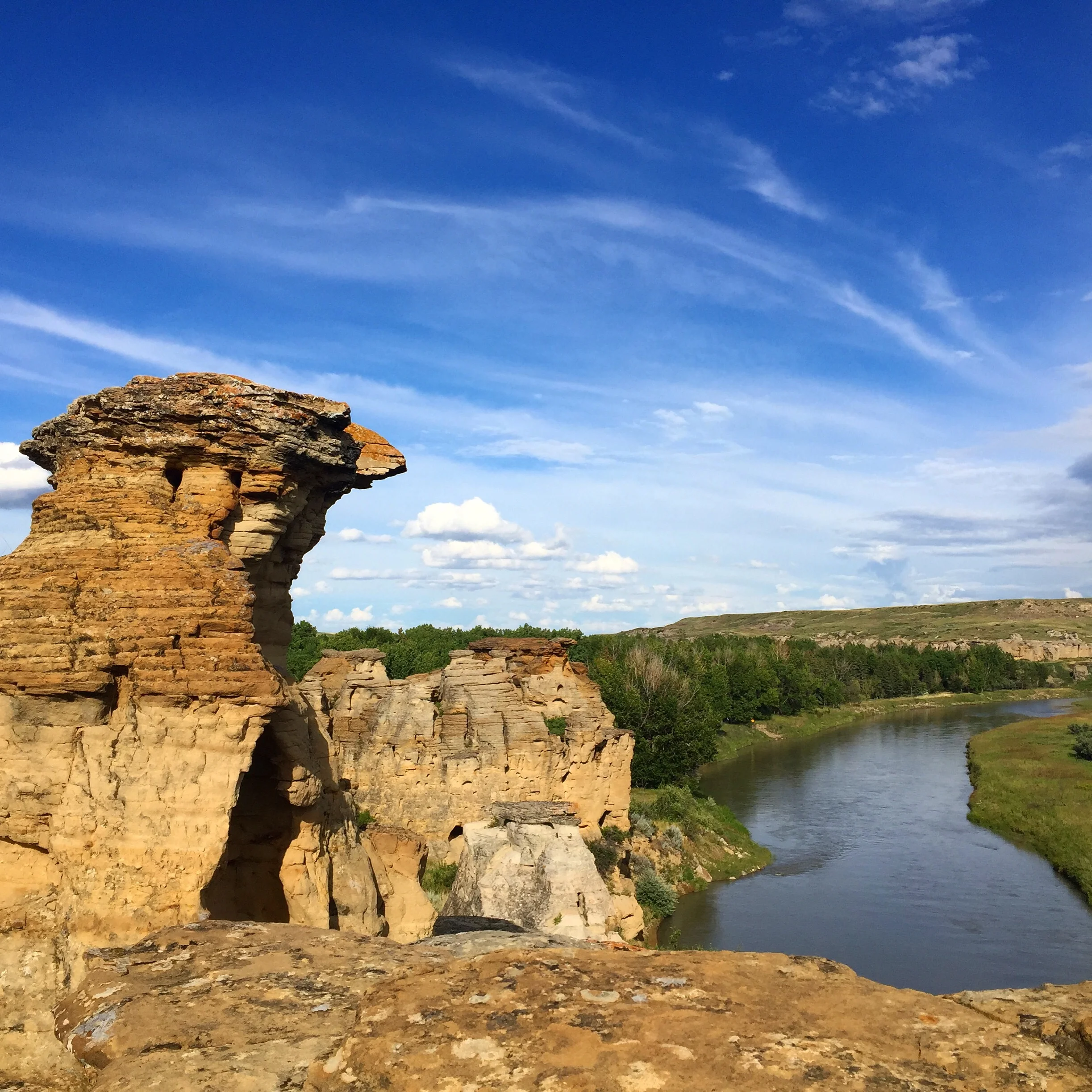 Writing on Stone Provincial Park. Photo by Carrie Gour