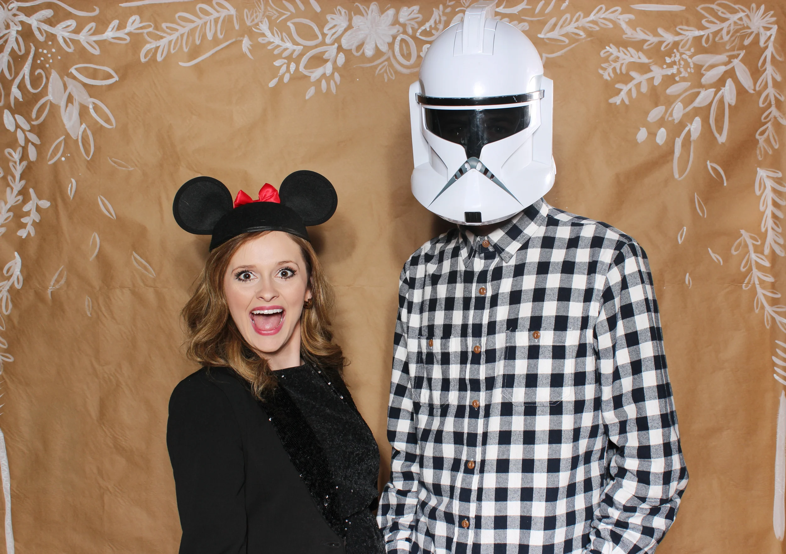 Photo booth image from Merry Bee Photo Co at Pastiche event, downtown Lynchburg