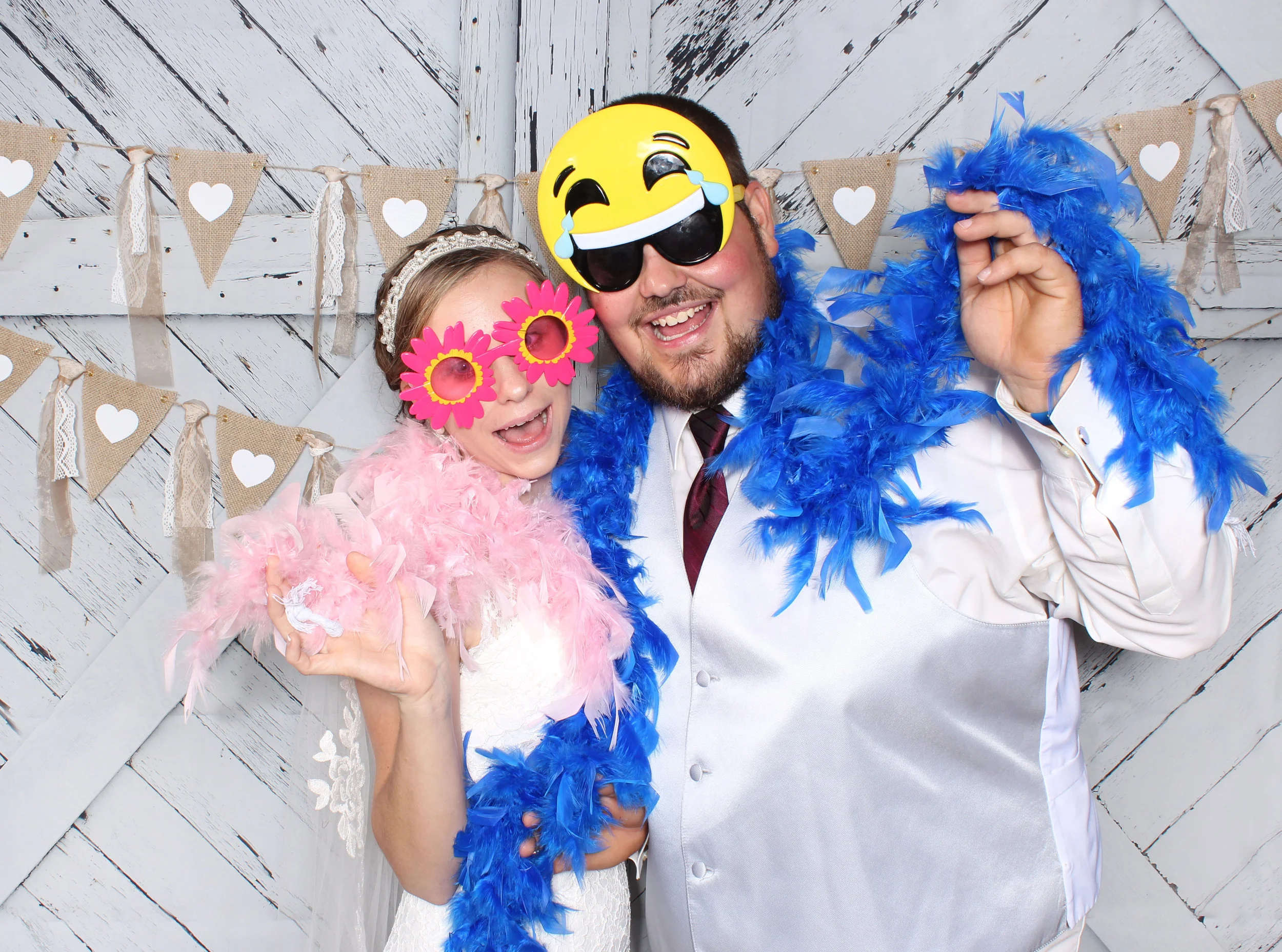 Wedding photo booth by Merry Bee Photobooth Co, Virginia