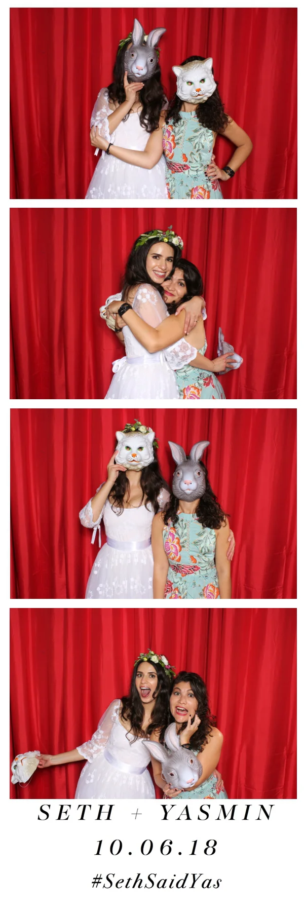 Wedding photobooth image by Merry Bee Photobooth Co, Afton VA #sethsaidyas