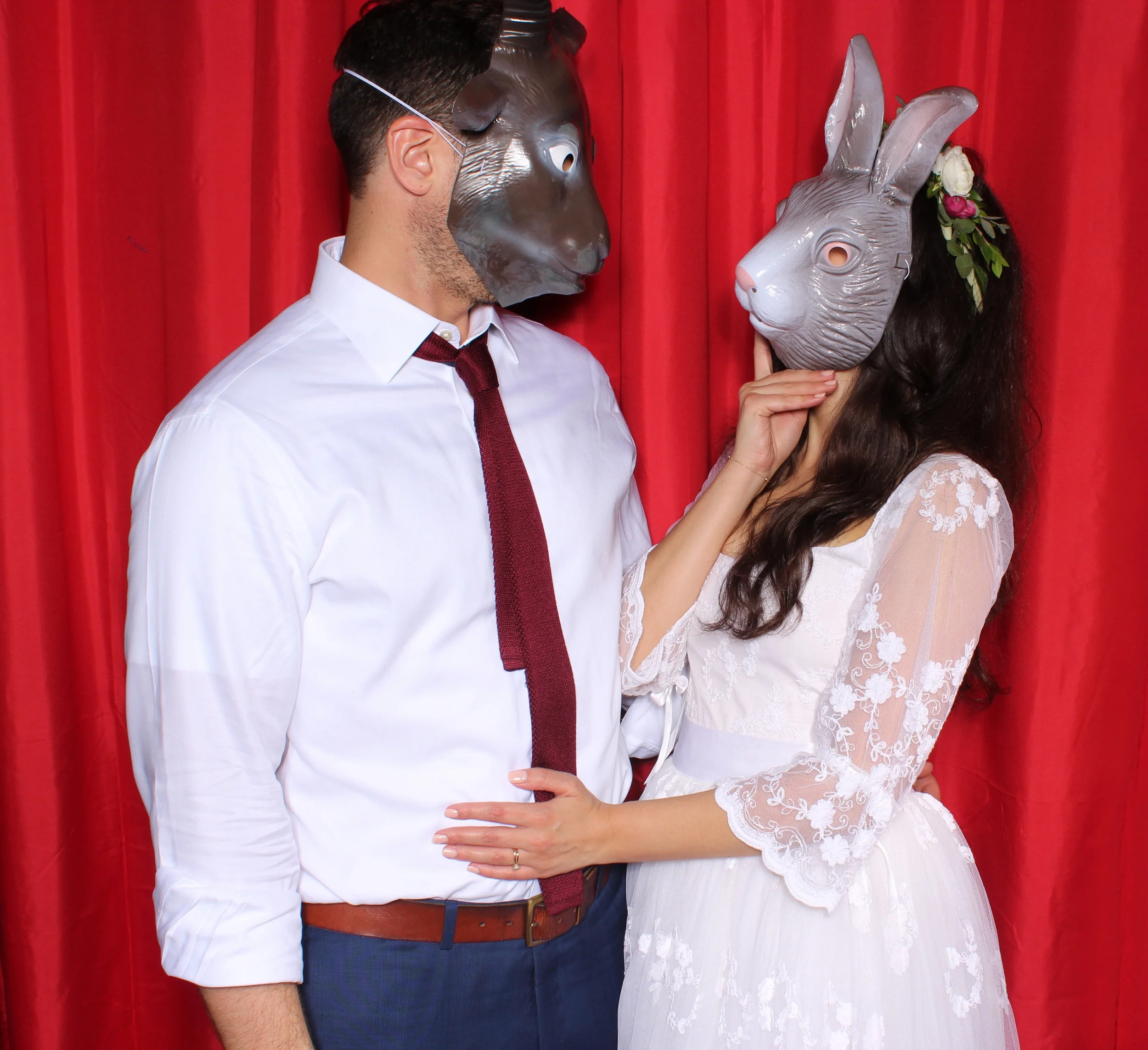 Wedding photobooth image by Merry Bee Photobooth Co, Afton VA #sethsaidyas