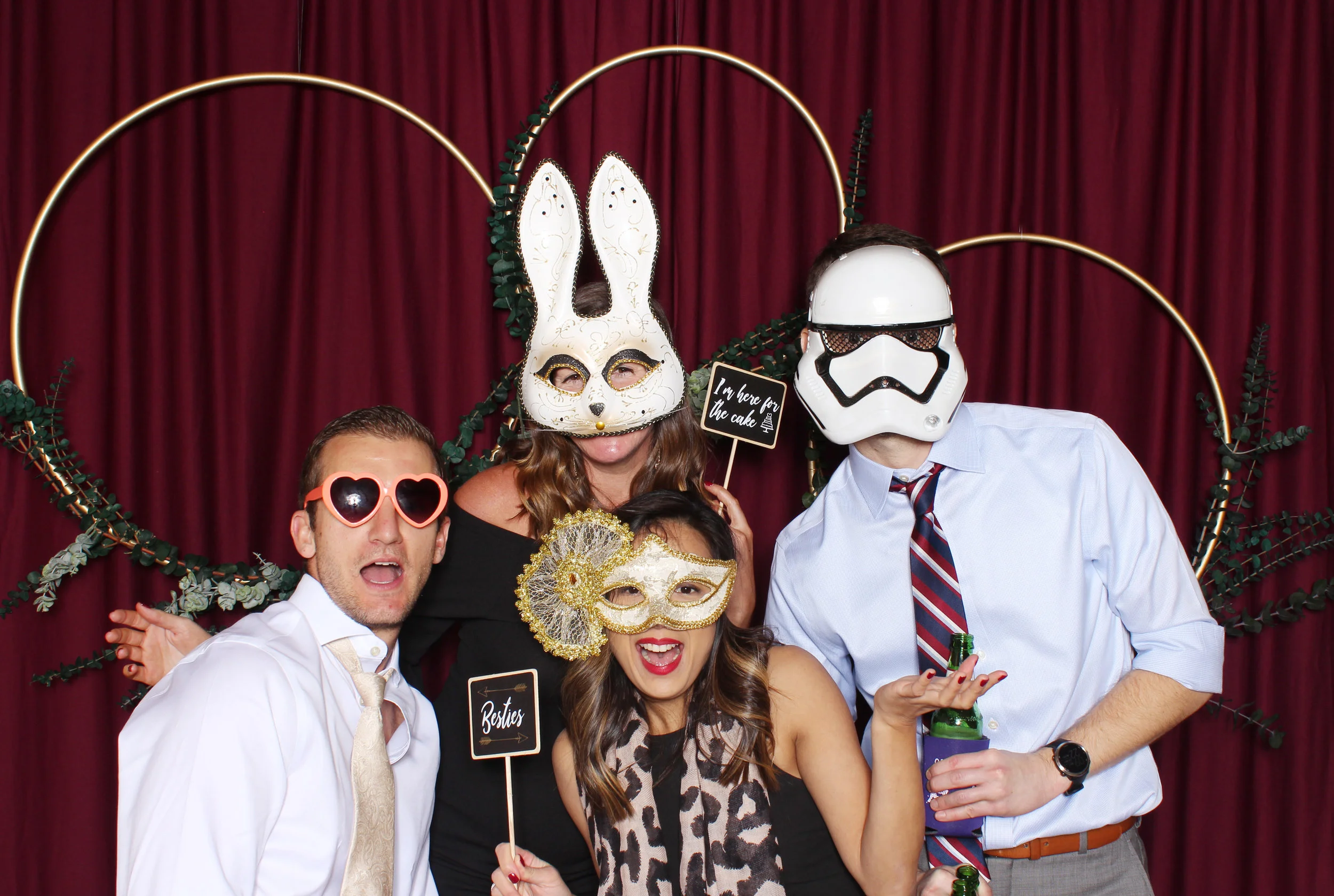 Wedding photo booth image in Richmond, VA by Merry Bee Photobooth Co
