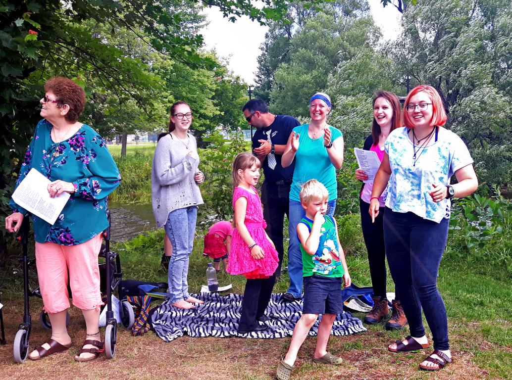 the other morgan family (from Lighthouse pentecostal) & friends