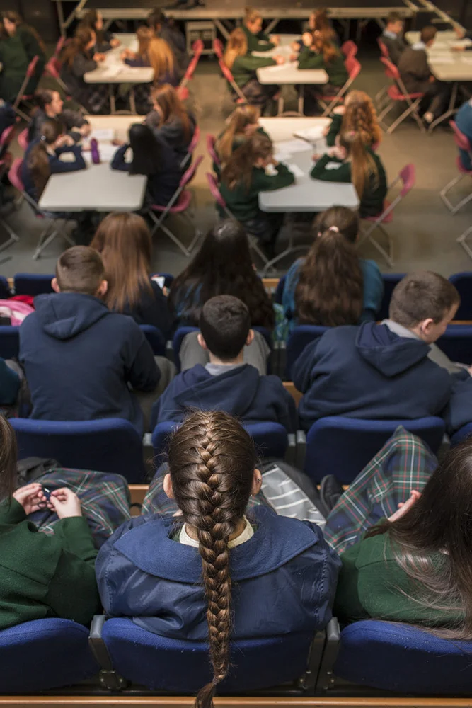Dublin City University. A tutoring program offers outreach to the community. Photo by Yvette Monahan.