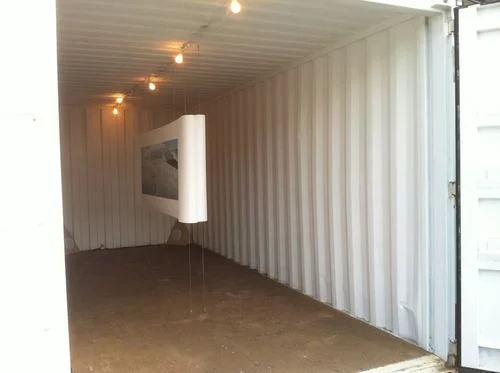 The interior of Traces at Photoville. Photograph by Kiersten Nash of Public Works Collaborative.