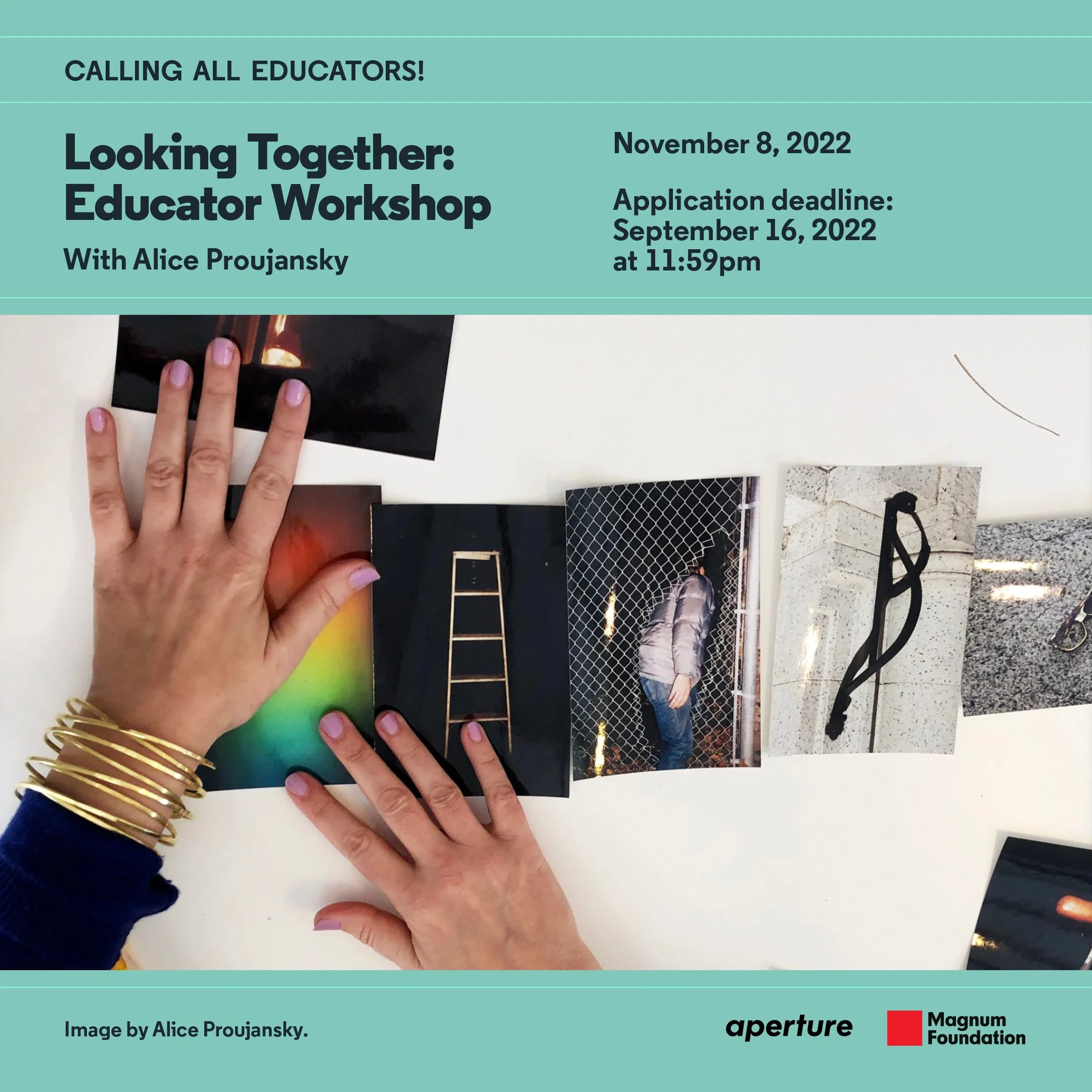 Looking Together: An Educator Workshop with Aperture and Magnum Foundation