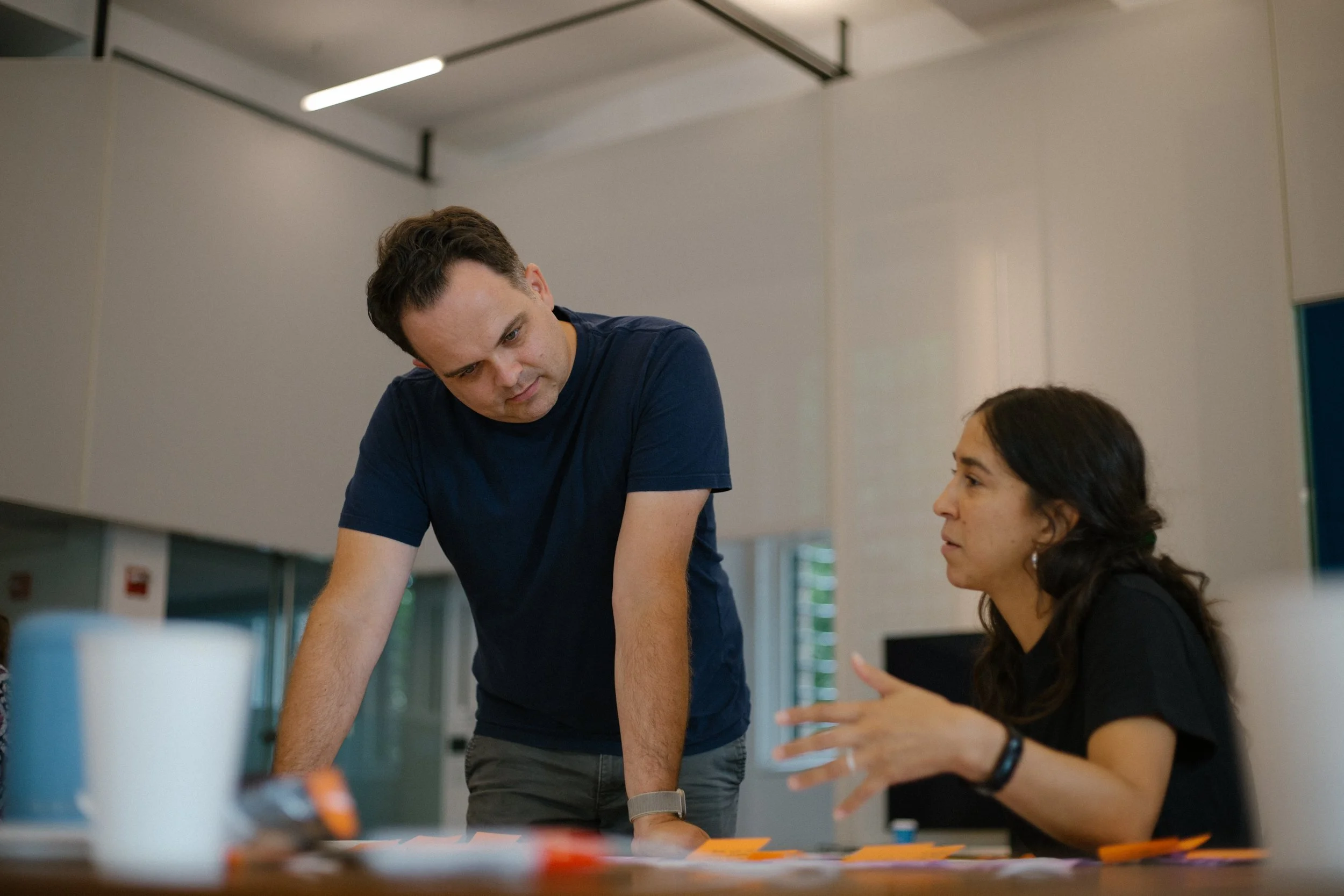  L to R: Andrew Kircher and Andrea Carrillo Iglesias. Photo by Irynka Hromotska. 