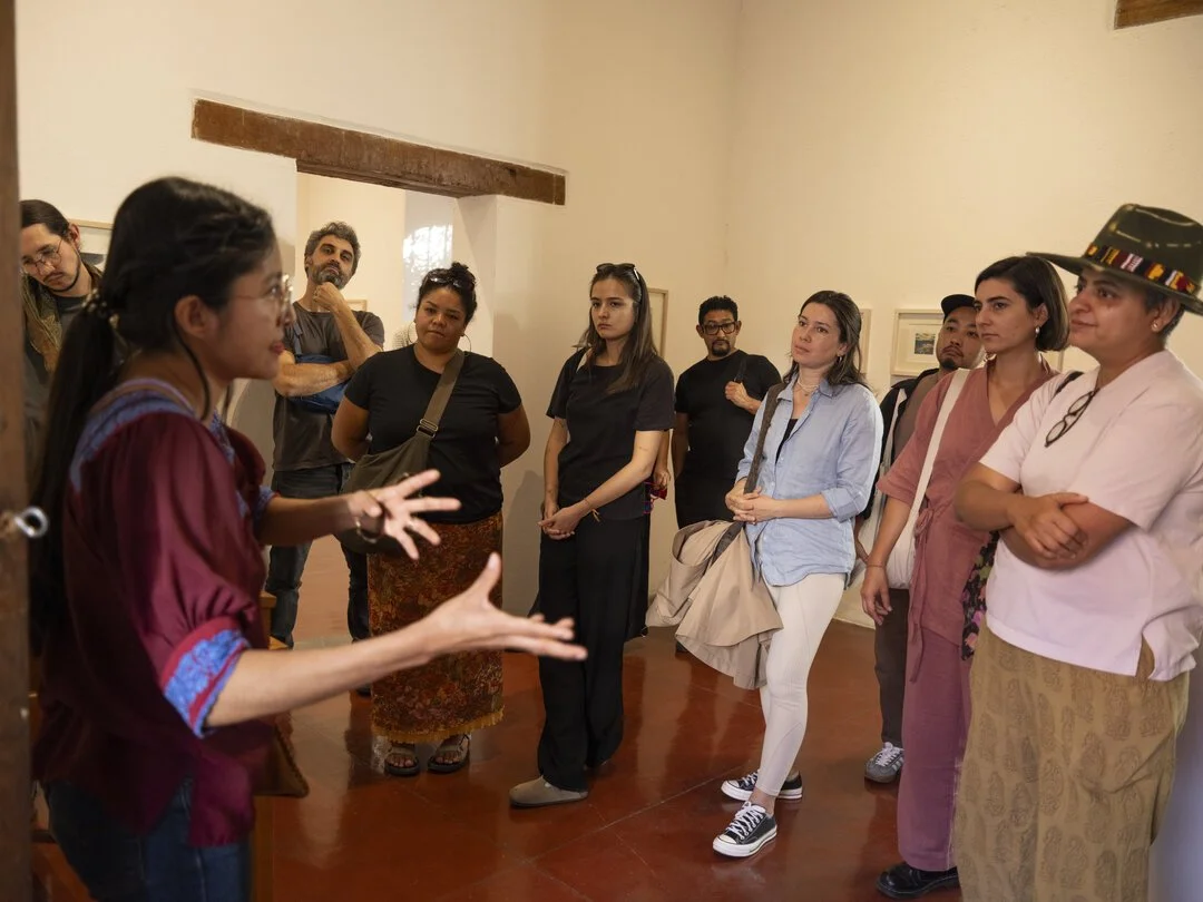  Heat fellows visited “Ben’n Yalhalhj” an exhibition at Centro Fotográfico Álvarez Bravo presenting the work of Magnum Foundation grantee Citlali Fabián, that uses intervened photography and objects to chronicle the connectivity among Zapotec diaspor