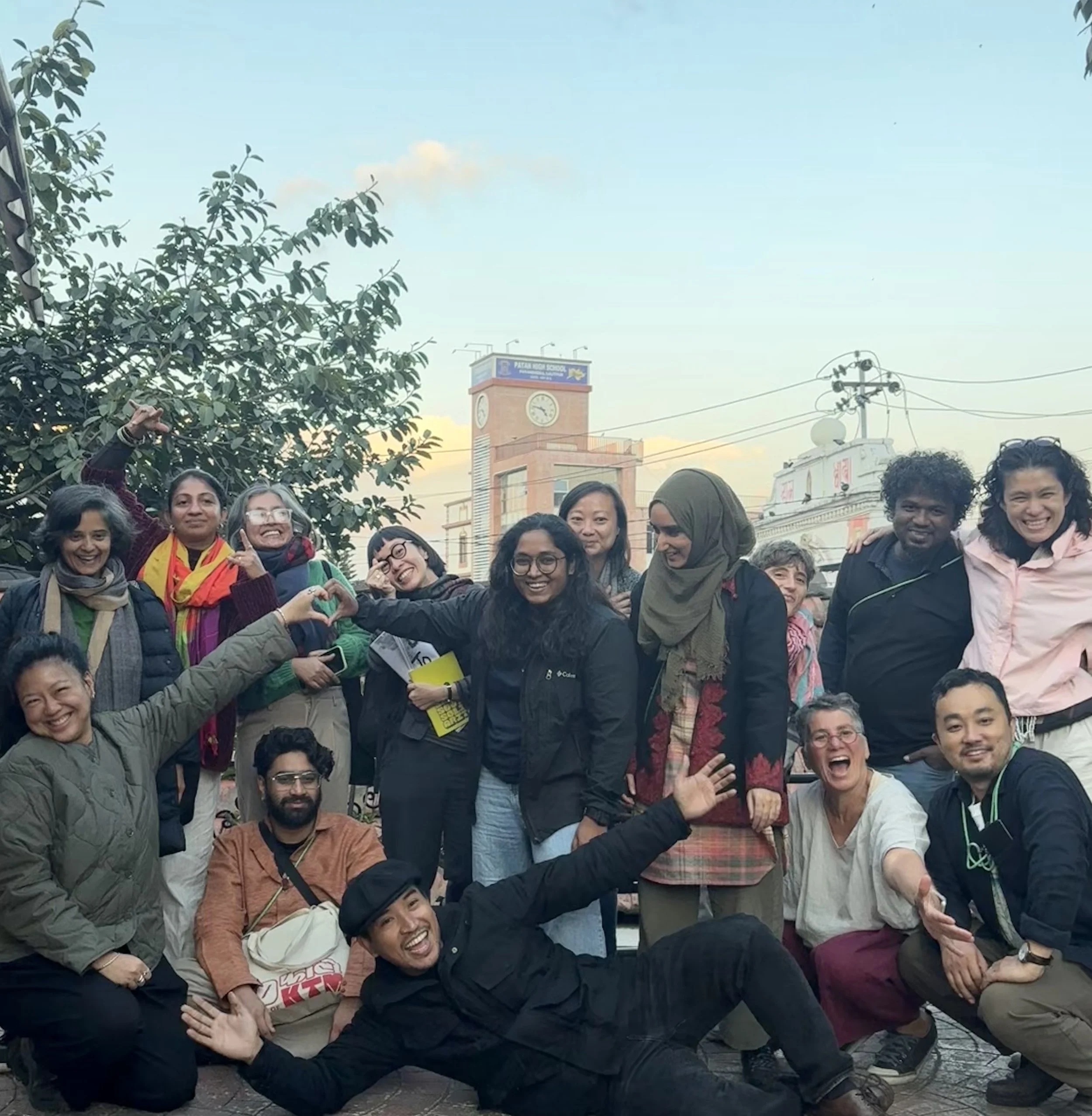  Grantees and friends of MF at Photo Kathmandu. 