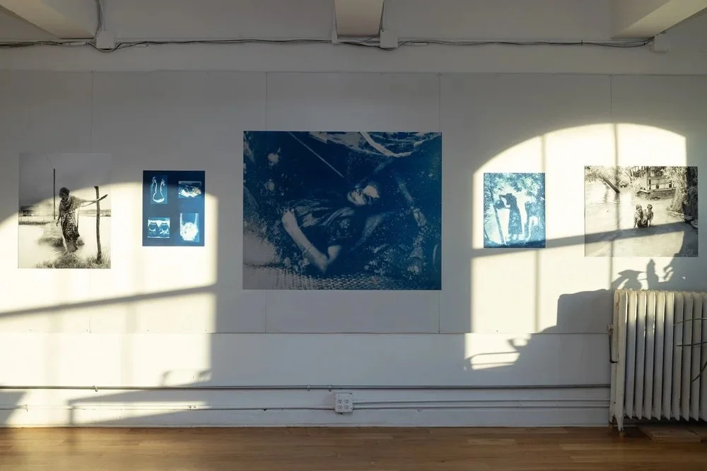  Works by Farhana Satu featured in  Enduring Ecologies , highlighting four projects on communities impacted by climate crisis. Photo by Anh Nguyen. 