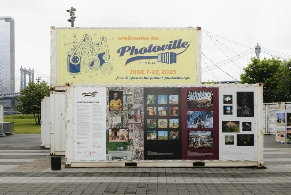   Heritage in Focus , our partnership with the World Monuments Fund, at Photoville. Photo by Anh Nguyen. 