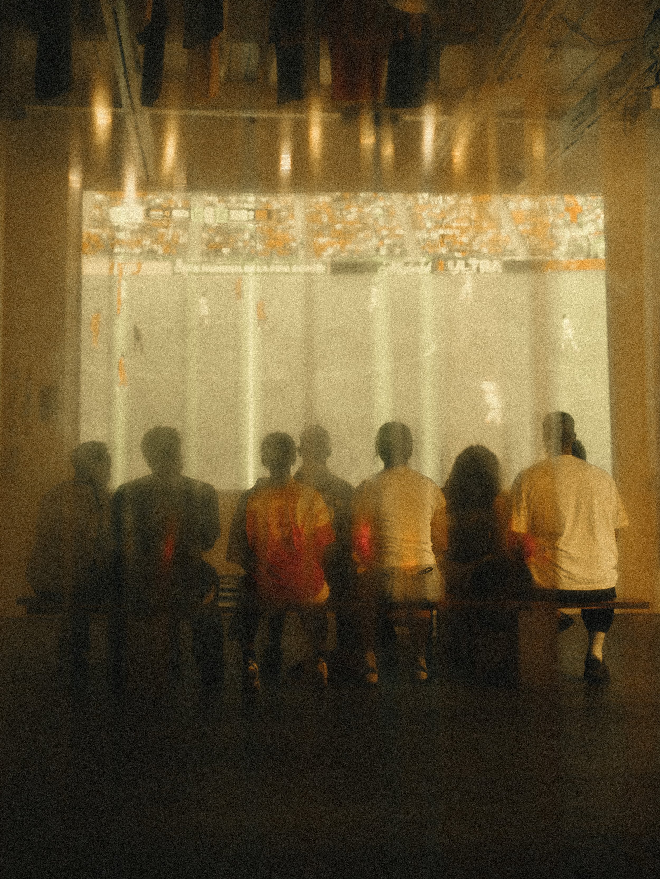  A football café in Bushwick, Brooklyn, fills with supporters watching Morocco face the Netherlands during the 2026 FIFA World Cup, June 29, 2026. 