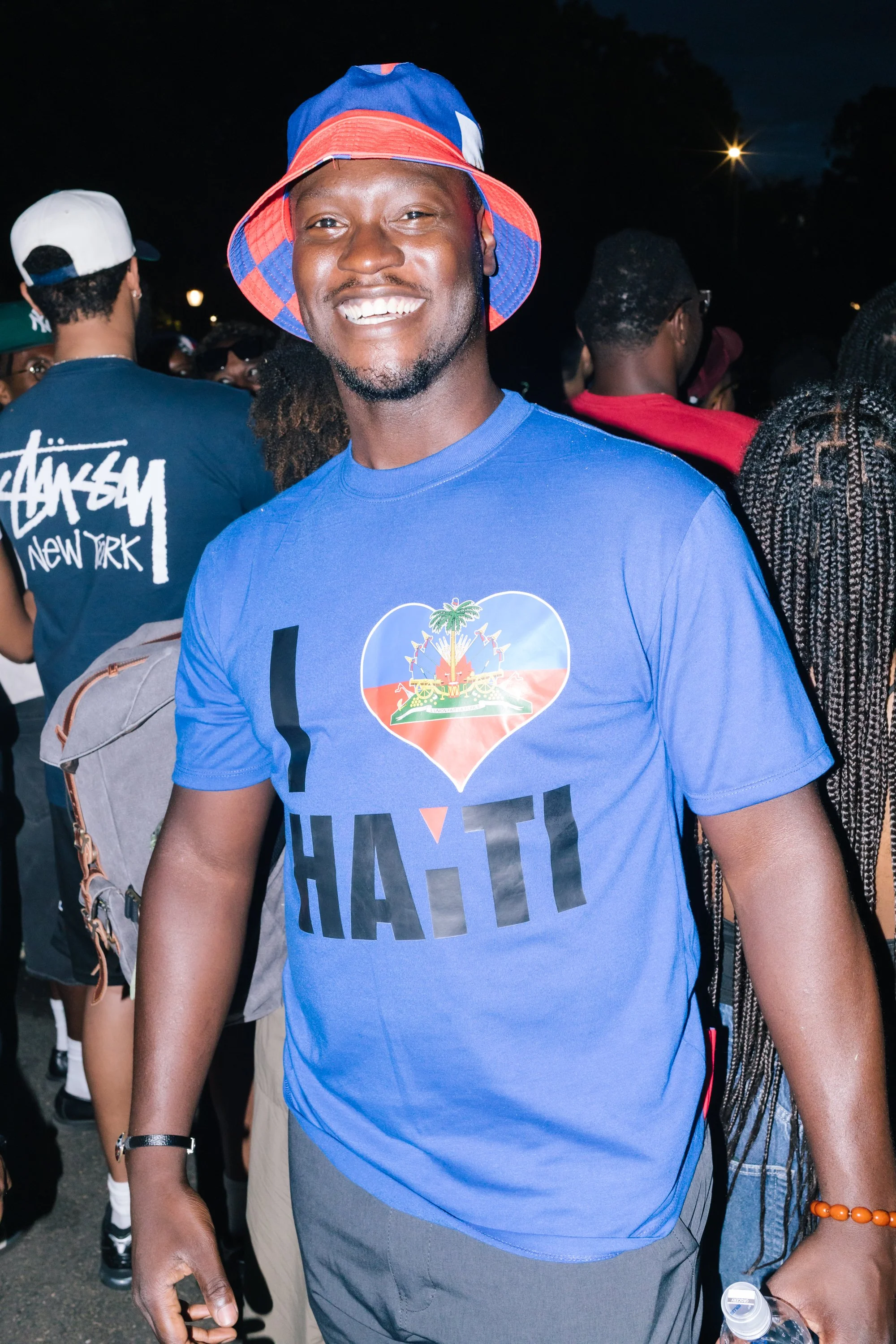  Fans at the Haiti vs. Brazil viewing party at Herbert Von King Park in Brooklyn which Haiti lost, ending their run. June 19, 2026. 