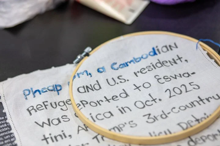 Embroidery Workshops Respond to Contemporary Immigration Narratives