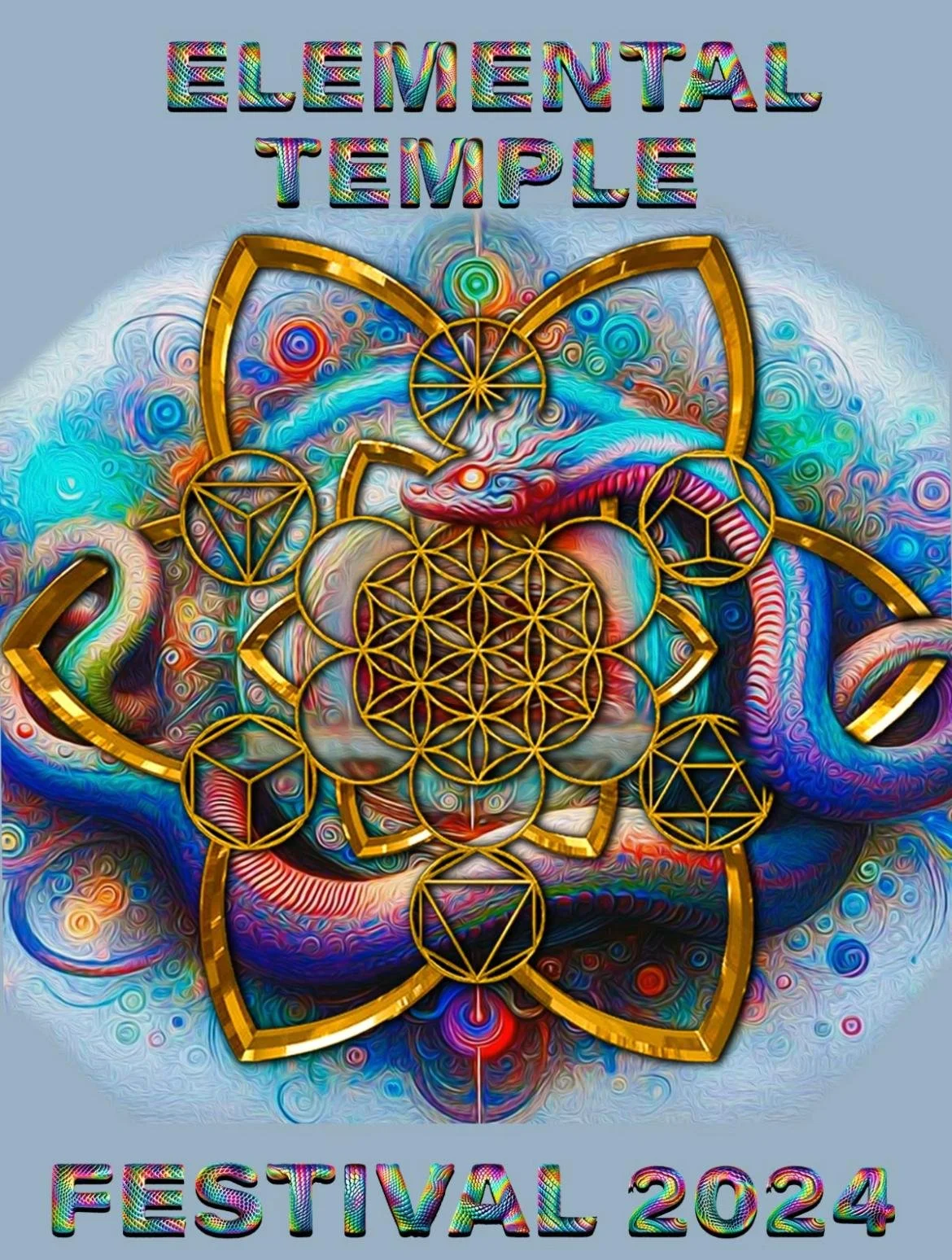 The Elemental Temple Festival in Oxfordshire, UK 