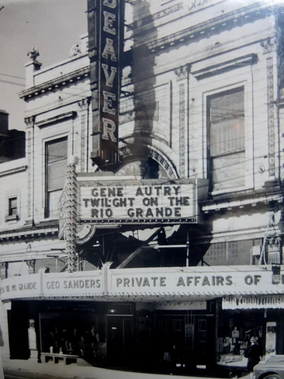 Beaver Theatre Exterior - 1947 Taylor, Doug. "Memories of Toronto's Beaver Theatre on Dundas St. West". Historic Toronto. CIty of Toronto Archives, Series 1278, File 63. tayloronhistory.com/2014/06/19/torontos-beaver-theatre-on-dundas-st-west/
