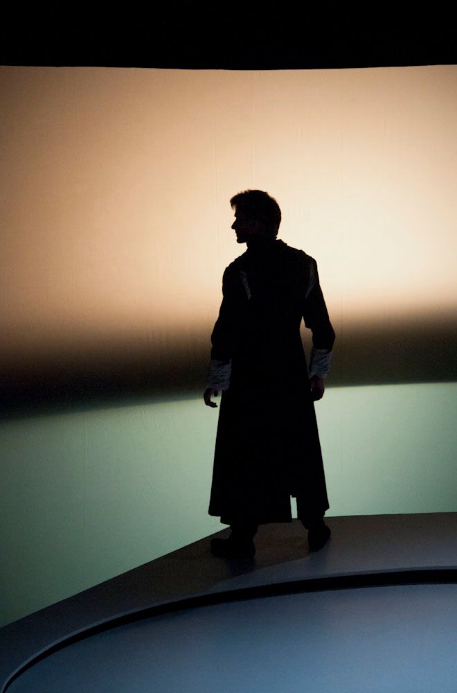 Pierre Simpson in “Frères d’hiver,”Zones Théâtrales, Centre National des Arts, 2011(Photo: Marianne Duva)