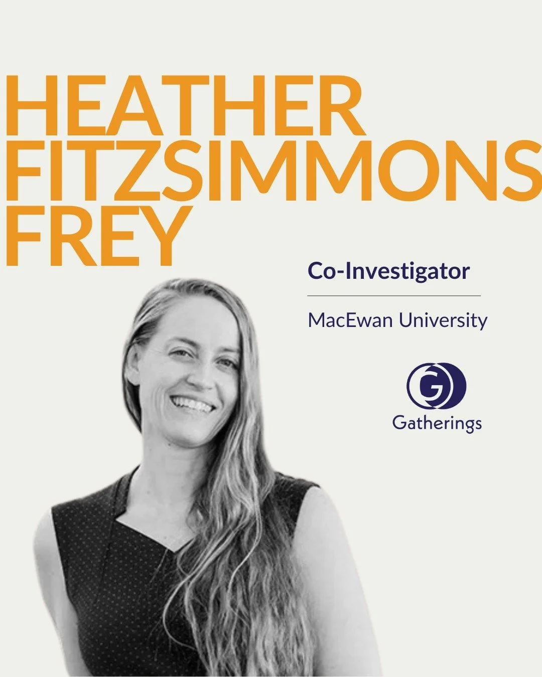Next in our Co-Investigator introduction series, we are highlighting Heather Fitzsimmons Frey! 

Heather Fitzsimmons Frey is an Associate Professor of Arts and Cultural Management at MacEwan University in Edmonton. Her research focuses on youth engag