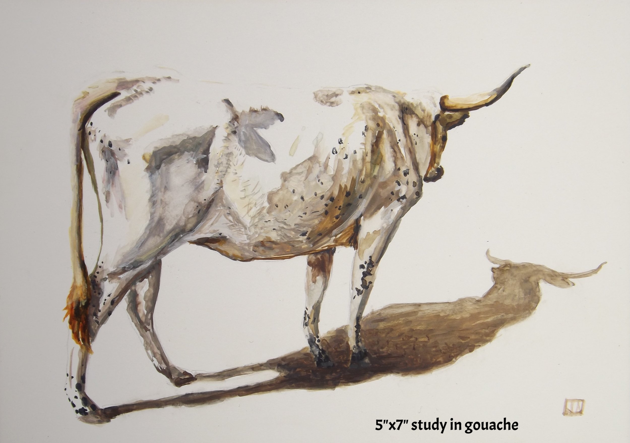  5"x7" study for " What Lies Ahead" 